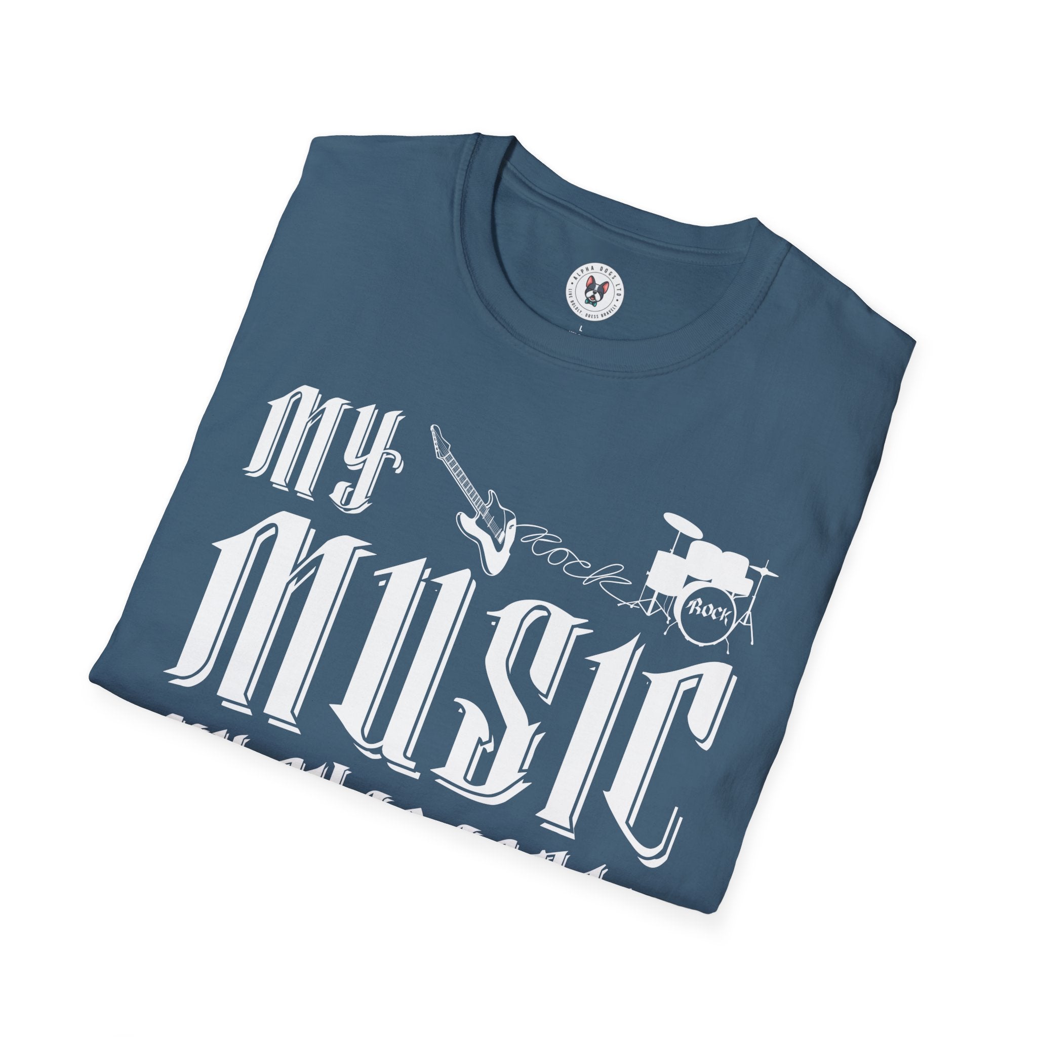 "My Music My Character Rock And Roll Situation" Unisex Soft style T-Shirt