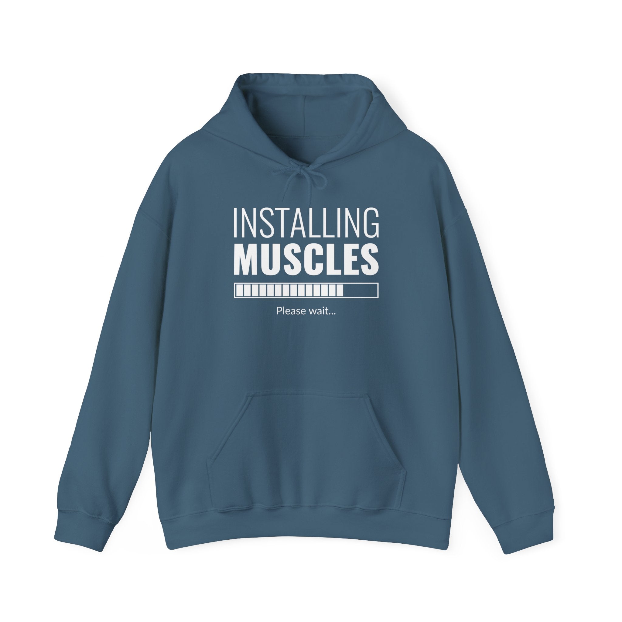 "Installing Muscles" Unisex Heavy Blend™ Hooded Sweatshirt