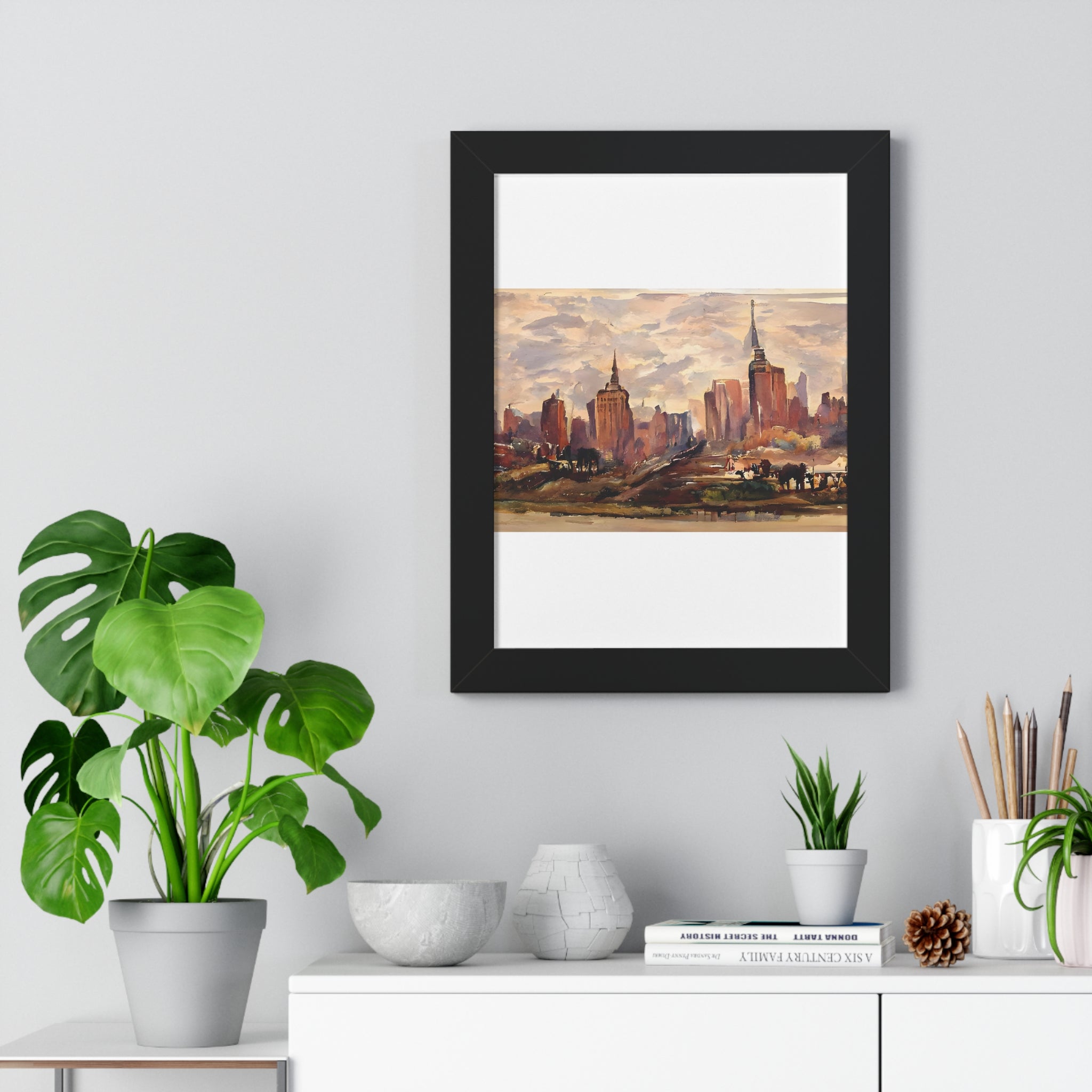 "ARCHITECTURE" Framed Vertical Poster