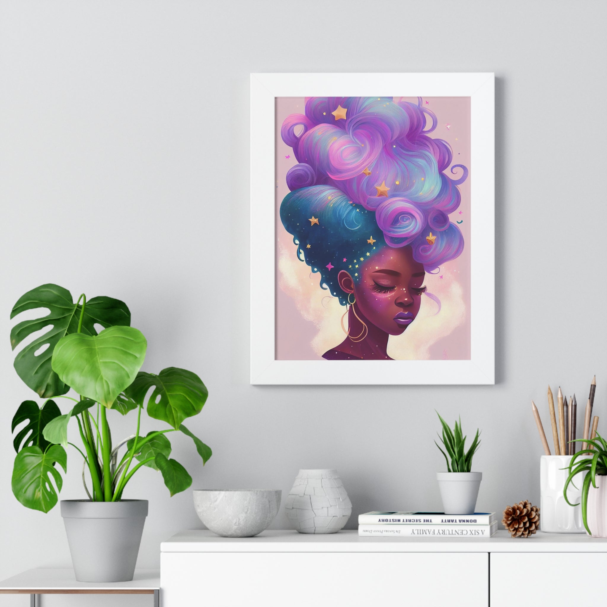 "BLACK GIRL MAGIC" Framed Vertical Poster