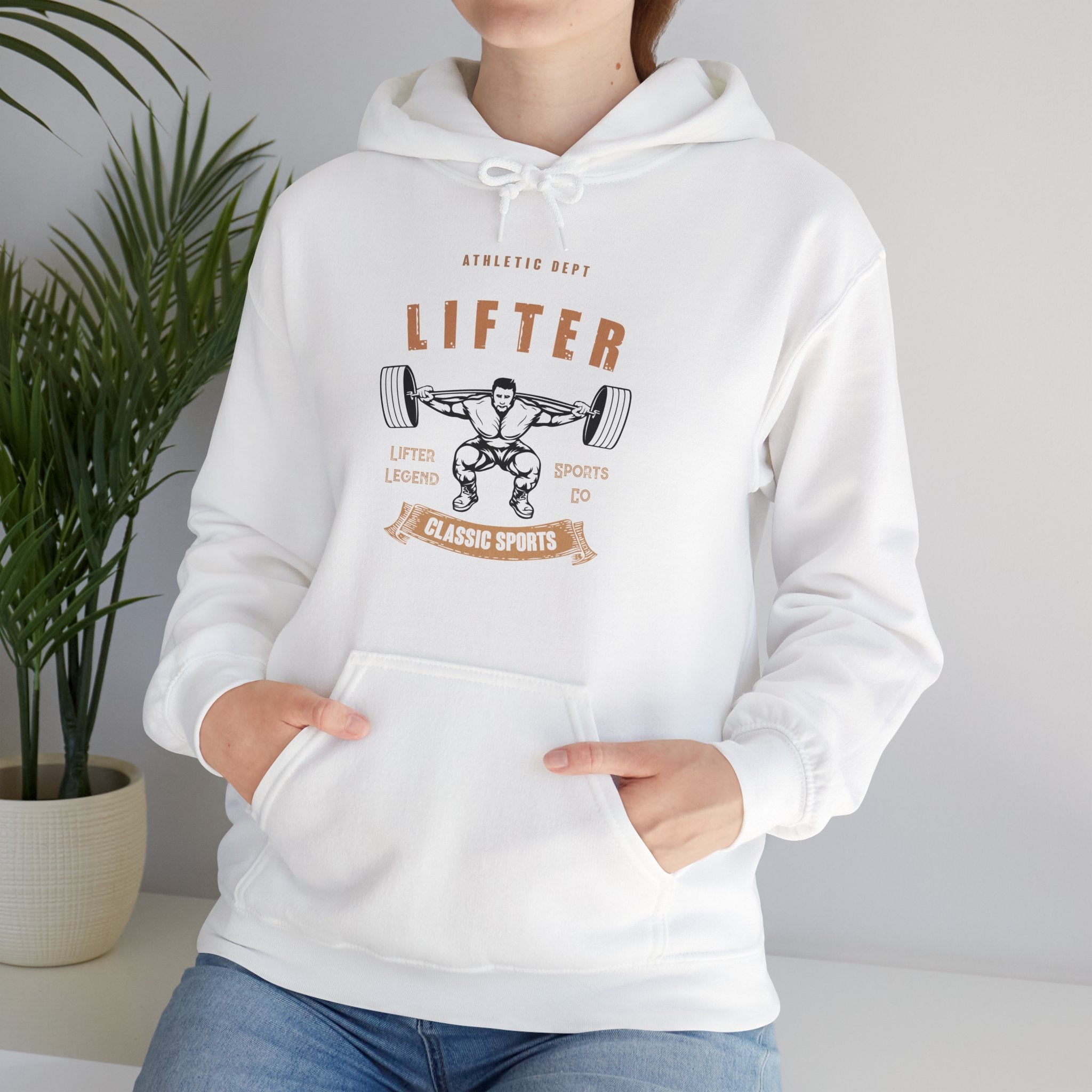 "Old School Lifter" Unisex Heavy Blend™ Hooded Sweatshirt