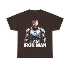 "I AM IRON MAN" Unisex Heavy Cotton Tee