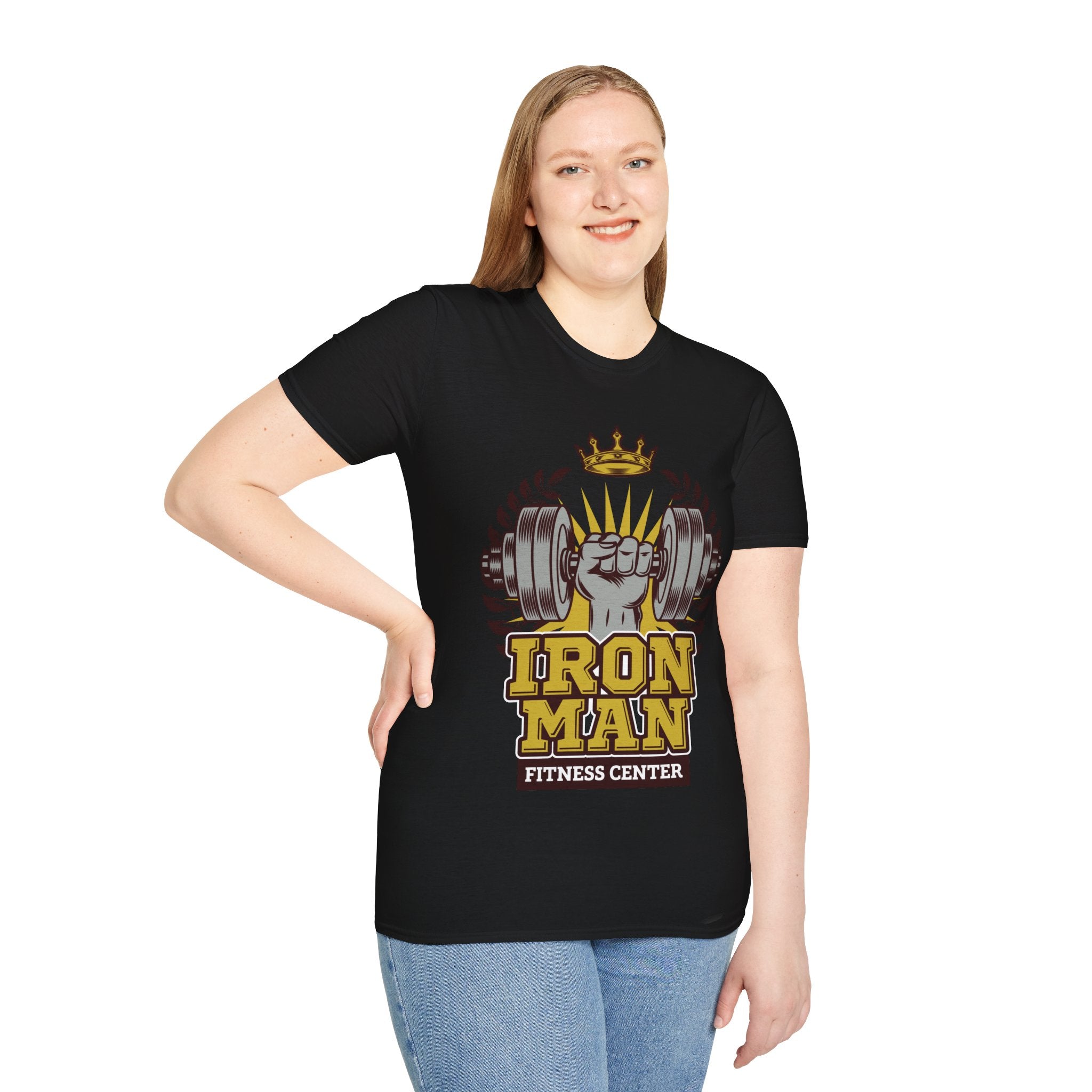 "IronMan Fitness Centre" Unisex Soft style T-Shirt