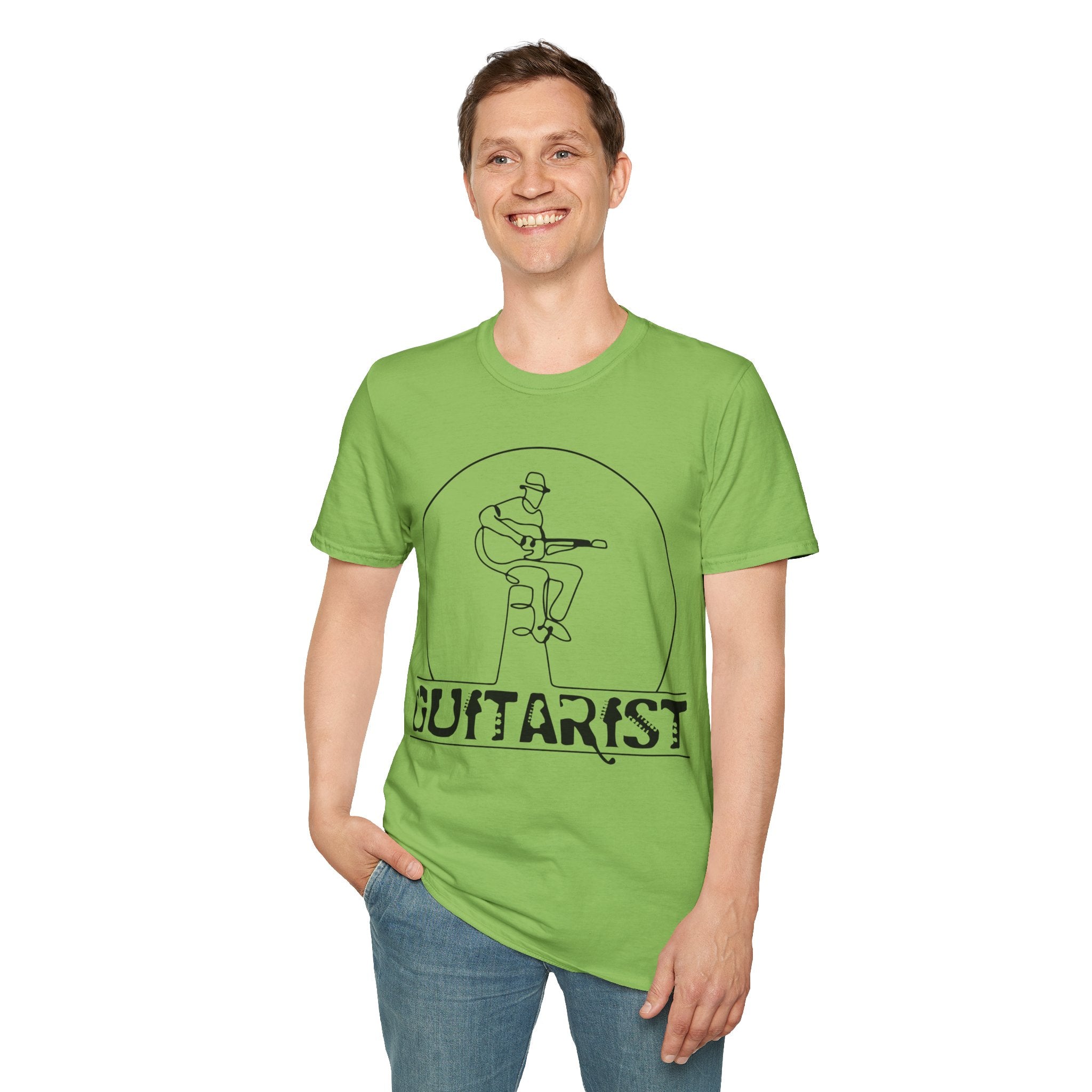 "Guitarist" Unisex Soft style T-Shirt