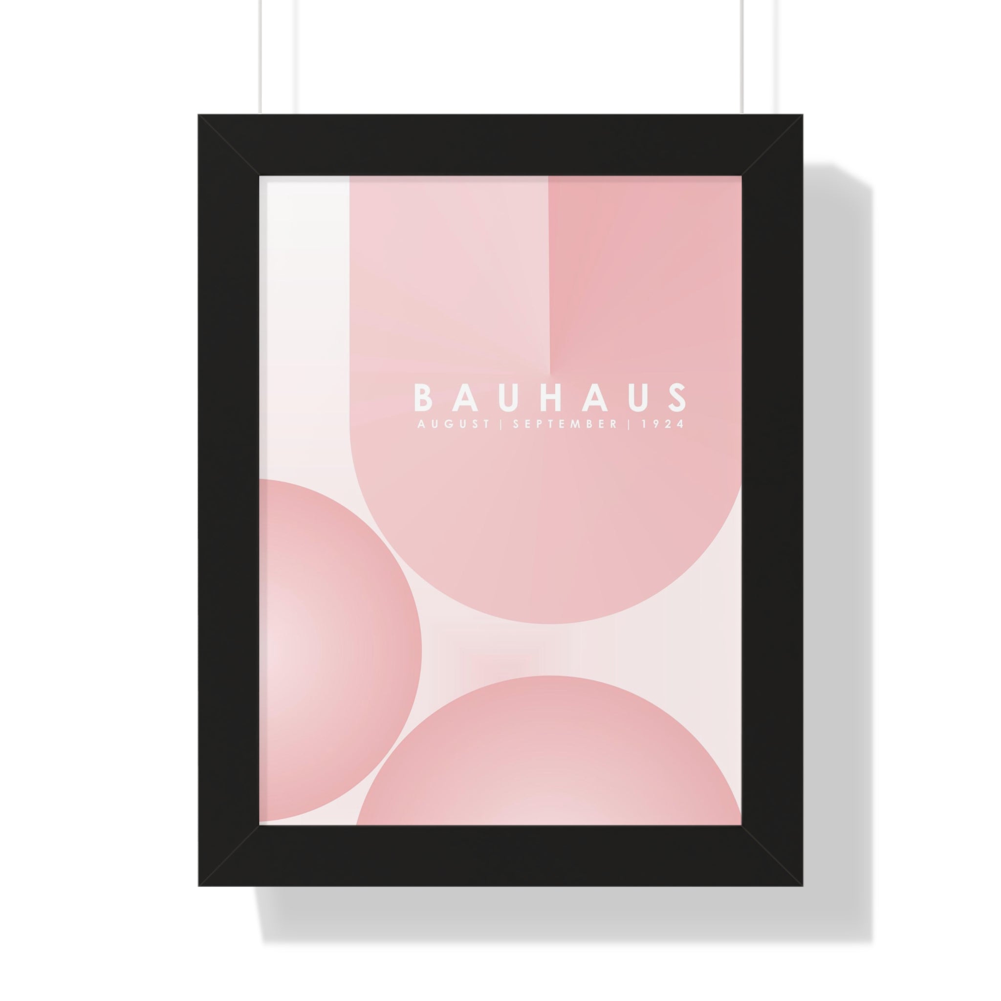 "BAUHAUS-STYLES-12" Framed Vertical Poster