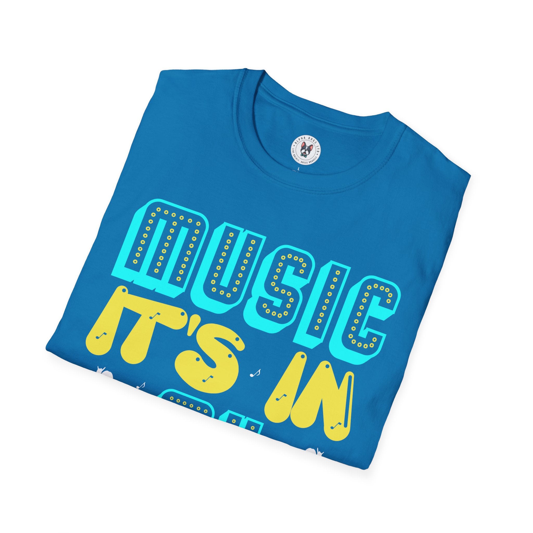 "Music Its In My DNA" Unisex Soft style T-Shirt