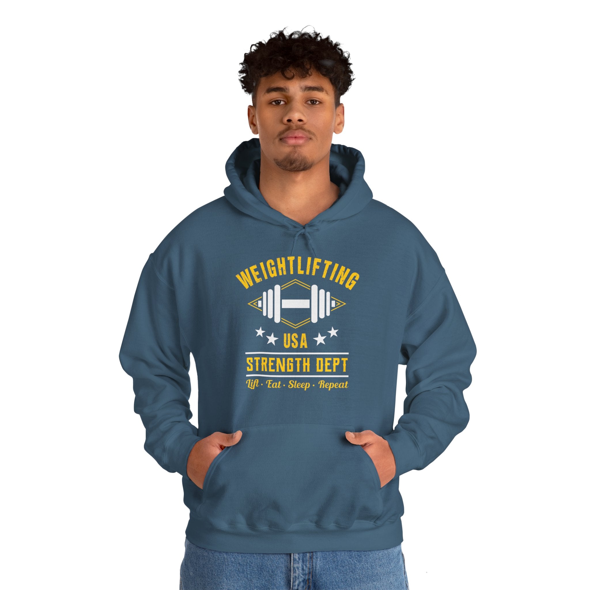 "WeightLifting" Unisex Heavy Blend™ Hooded Sweatshirt