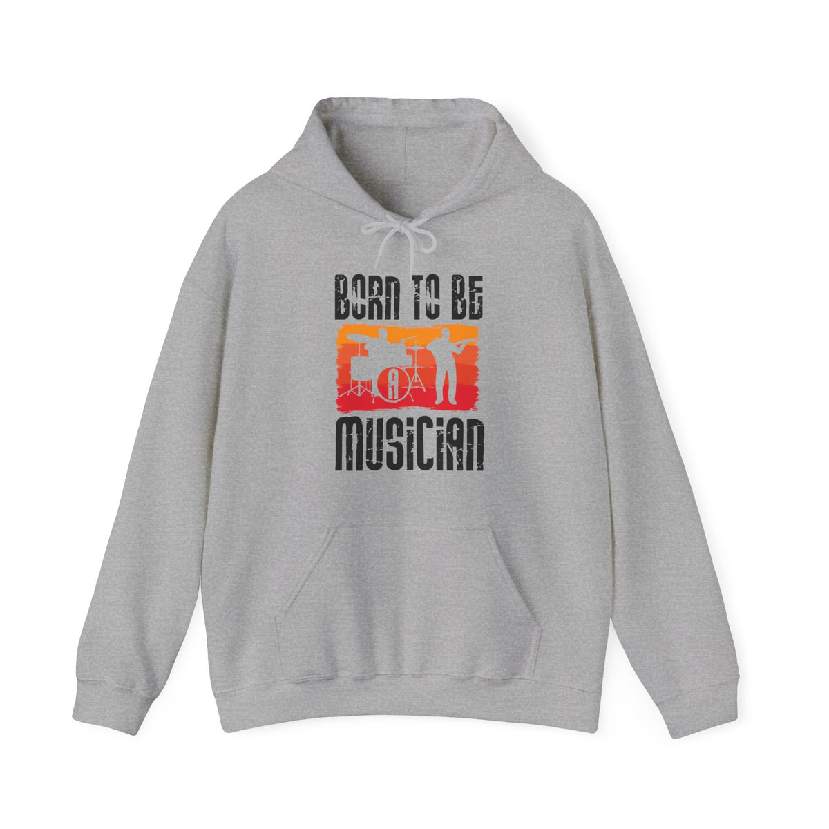 "Born To Be Musician"   Unisex Heavy Blend™ Hooded Sweatshirt