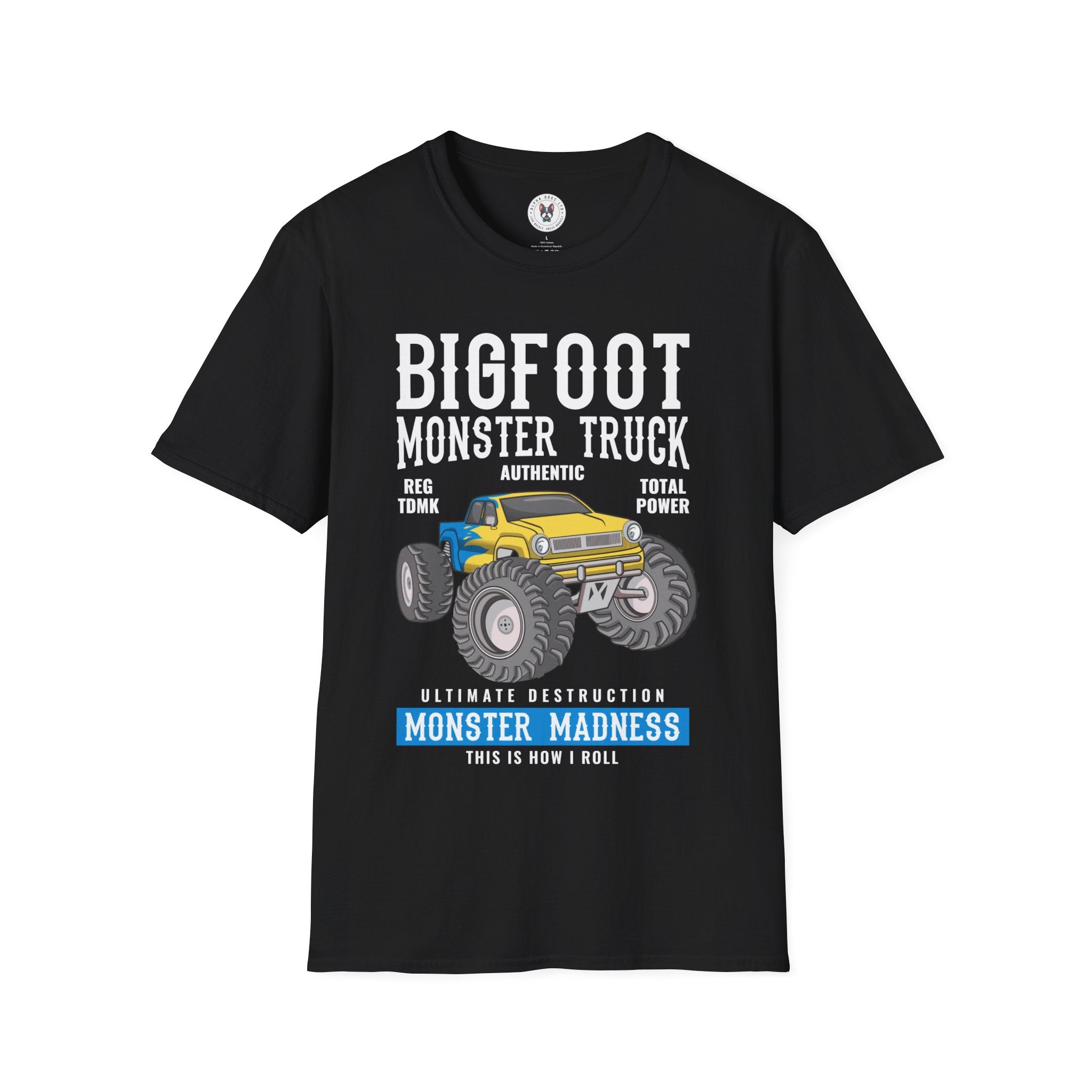 "BIGFOOT MONSTER TRUCK MONSTER MADNESS" Unisex Soft style T-Shirt