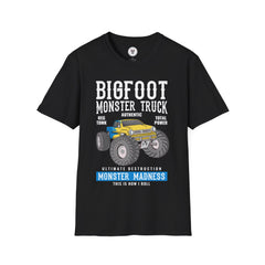 "BIGFOOT MONSTER TRUCK MONSTER MADNESS" Unisex Soft style T-Shirt