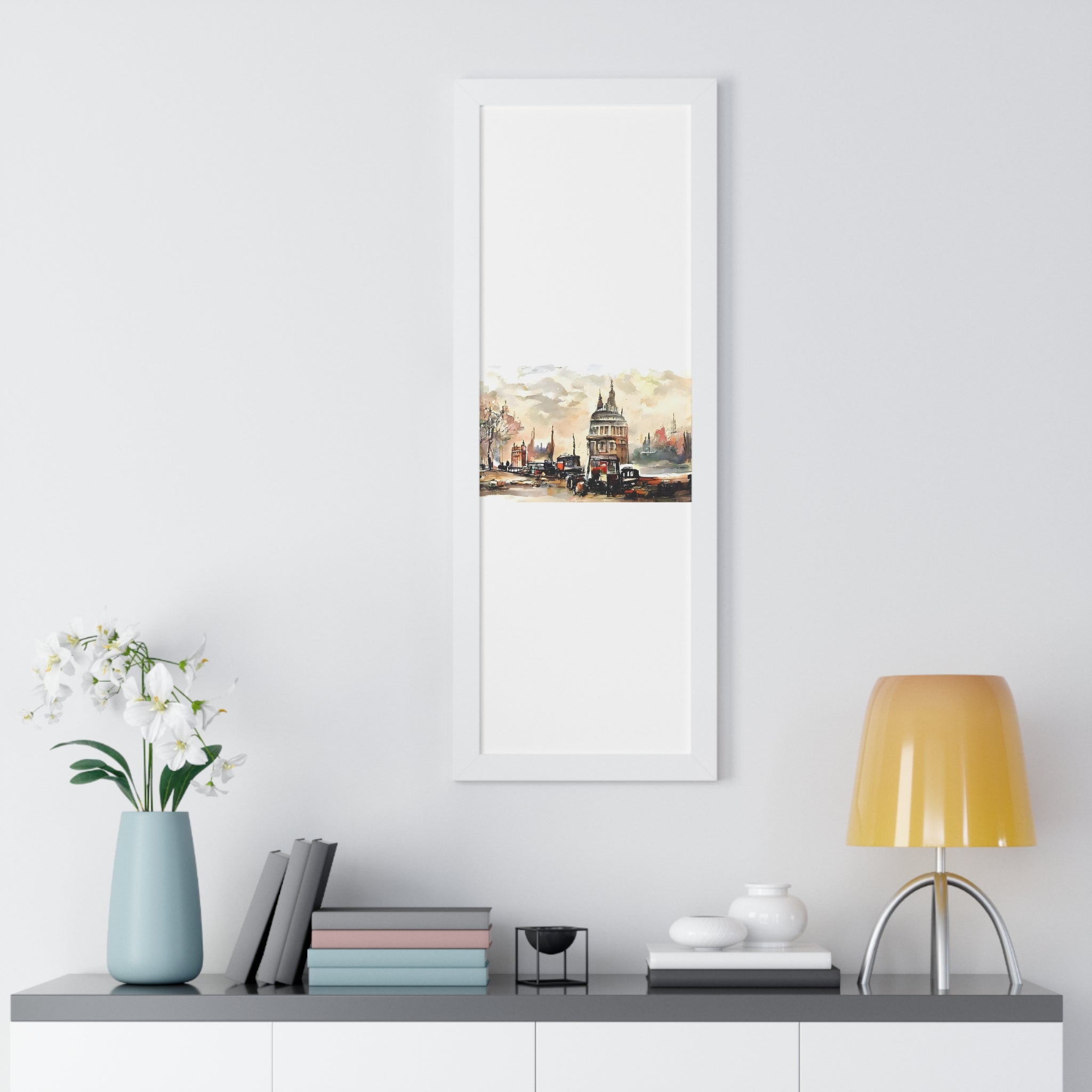 "ARCHITECTURE" Framed Vertical Poster