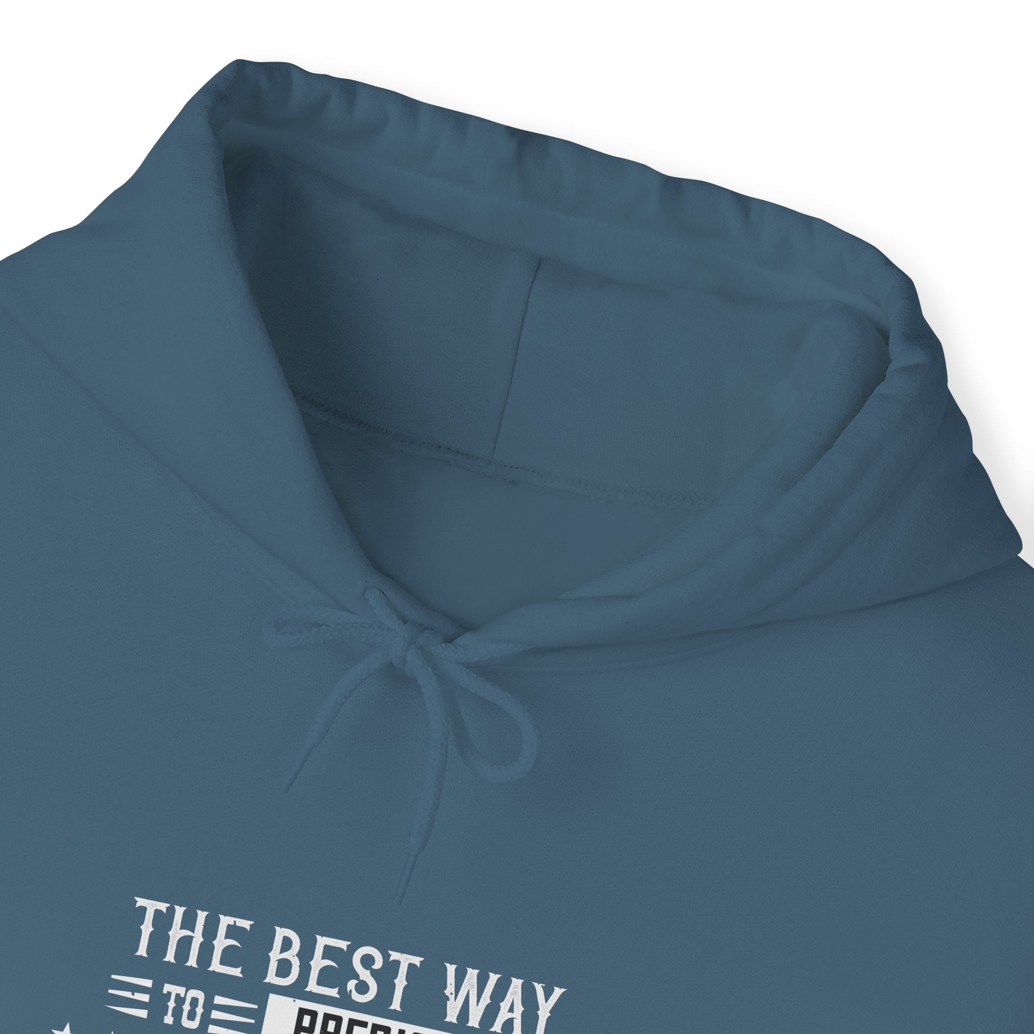 "The best way to predict the future is to create it" Unisex Heavy Blend™ Hooded Sweatshirt