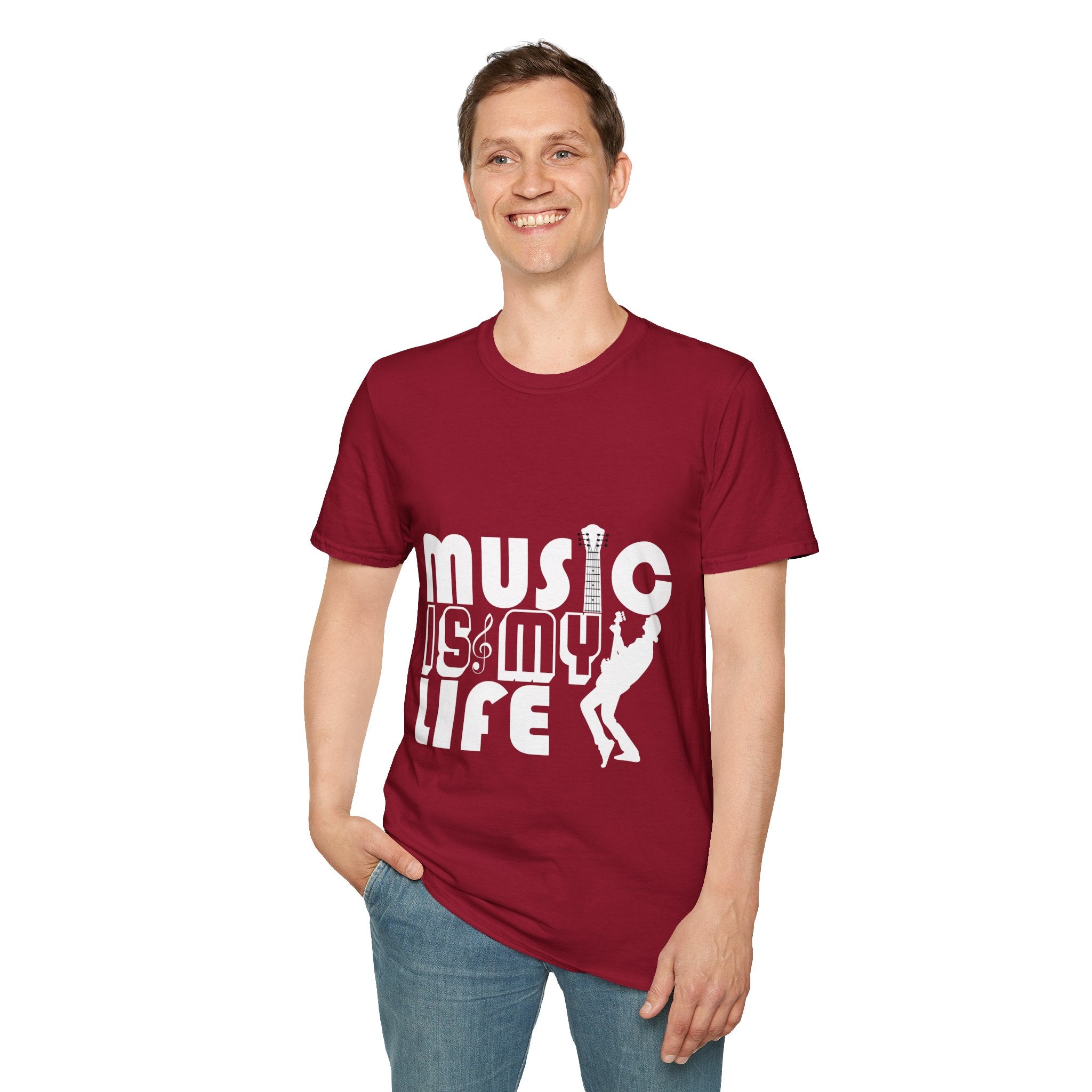 "Music In My Life" Unisex Soft style T-Shirt