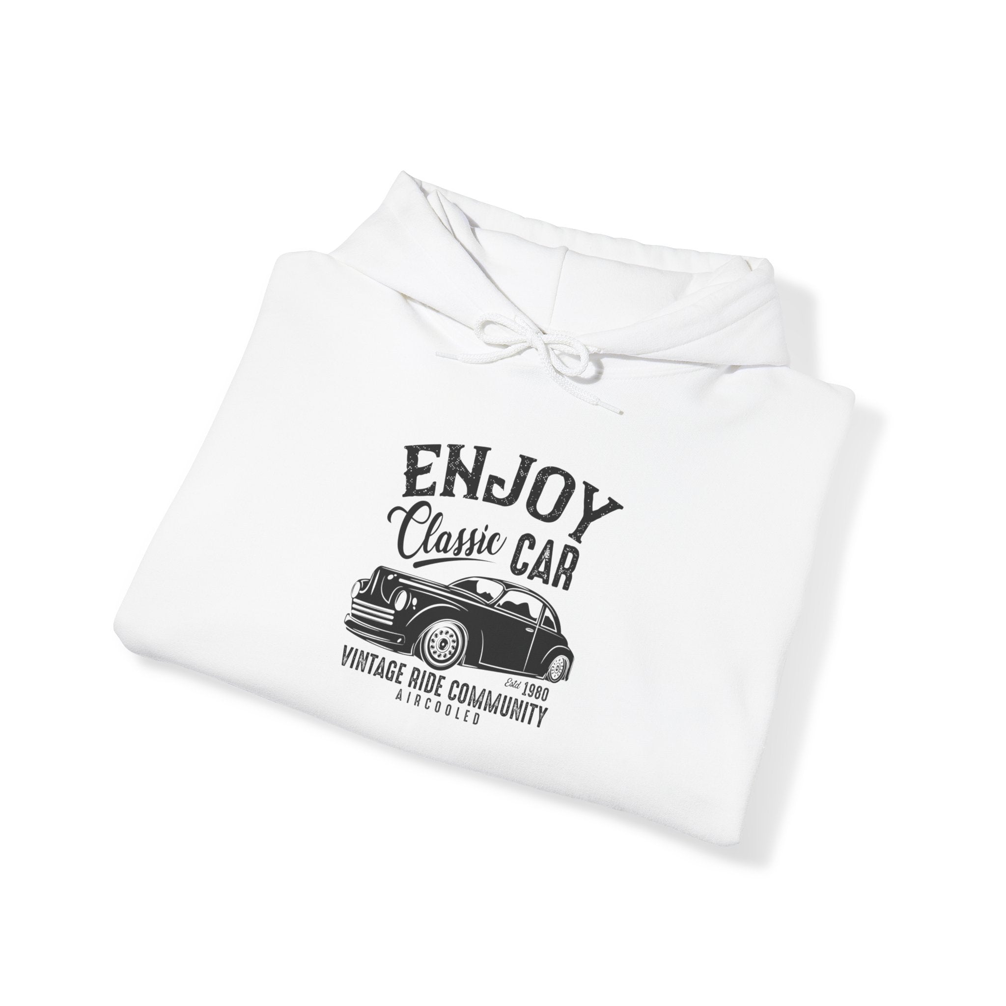 "PROUD & POWER BIG IRON CLASSIC VINTAGE CUSTOM ENGINE OLD TRUCK HIGH PERFORMANCE" Unisex Heavy Blend™ Hooded Sweatshirt