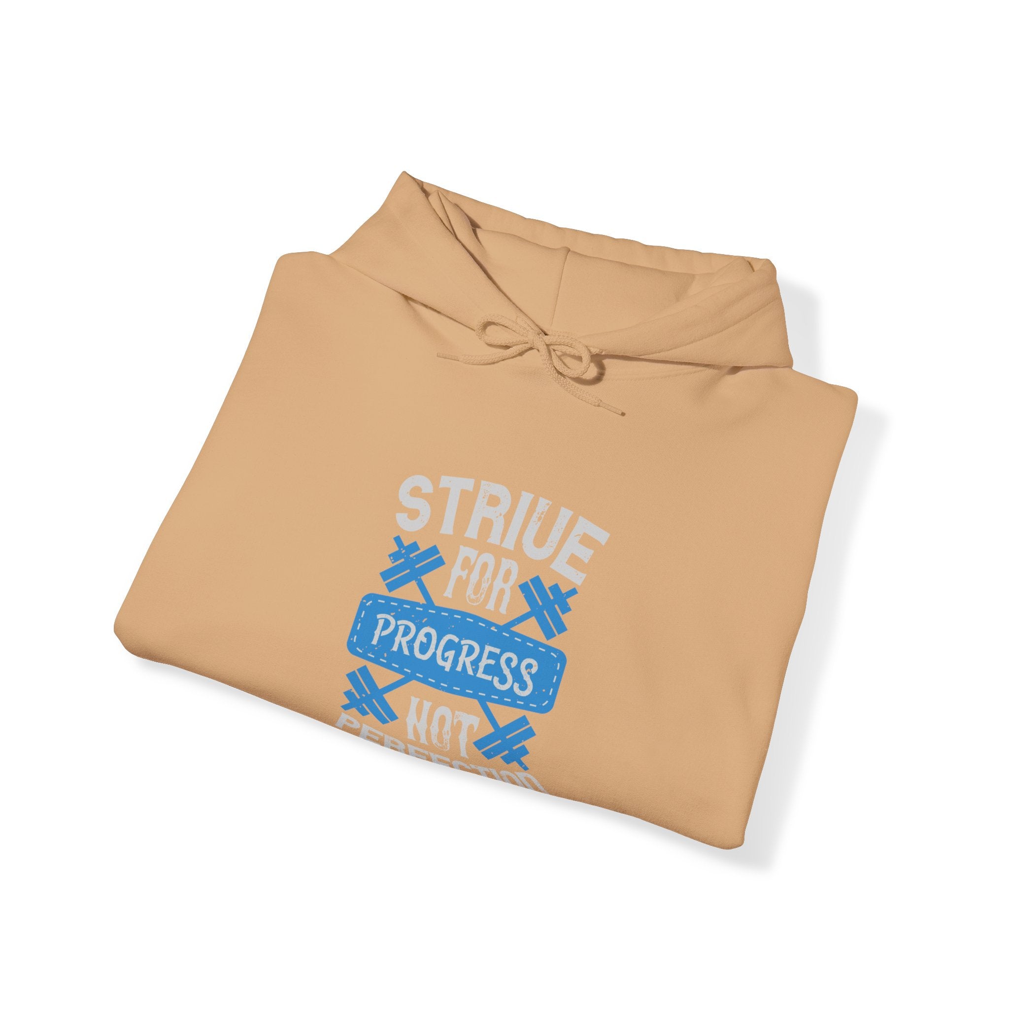 "Strive For Progress Not Perfection" Unisex Heavy Blend™ Hooded Sweatshirt