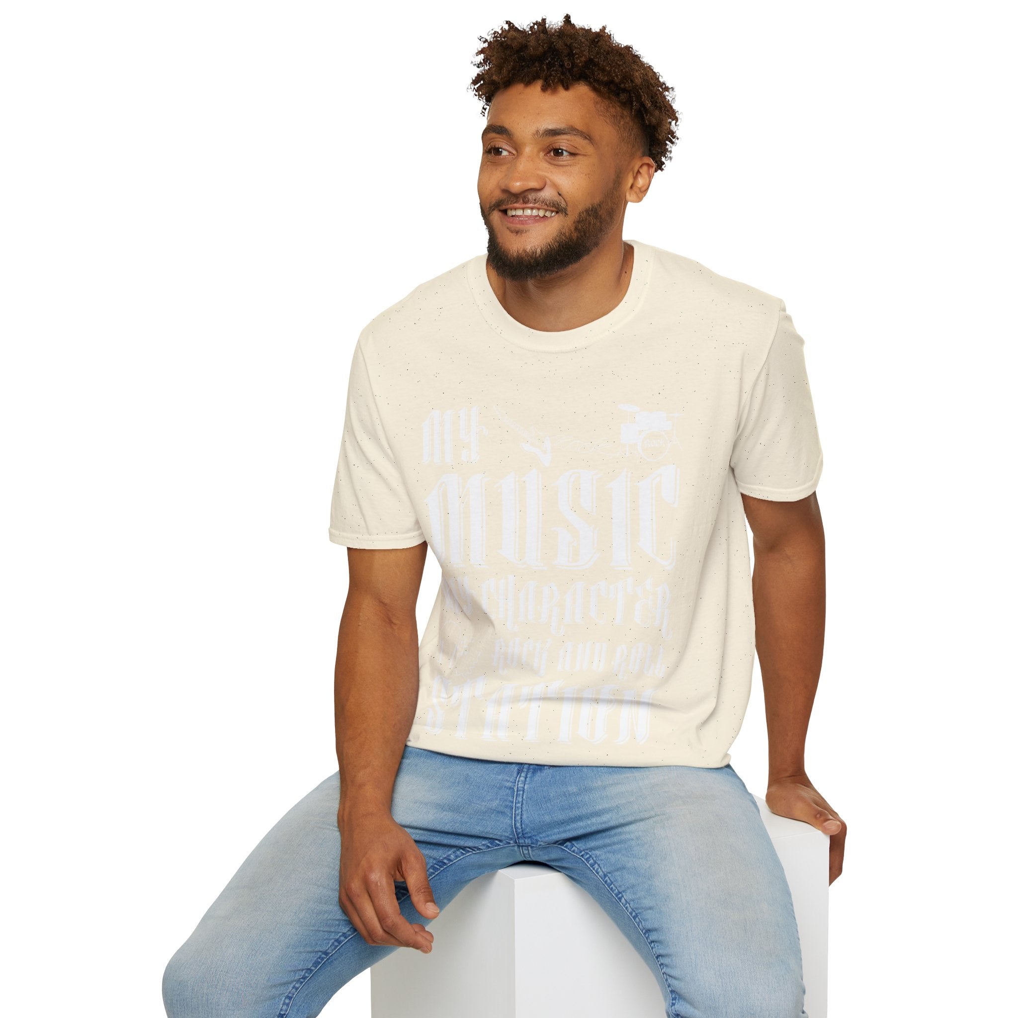 "My Music My Character Rock And Roll Situation" Unisex Soft style T-Shirt