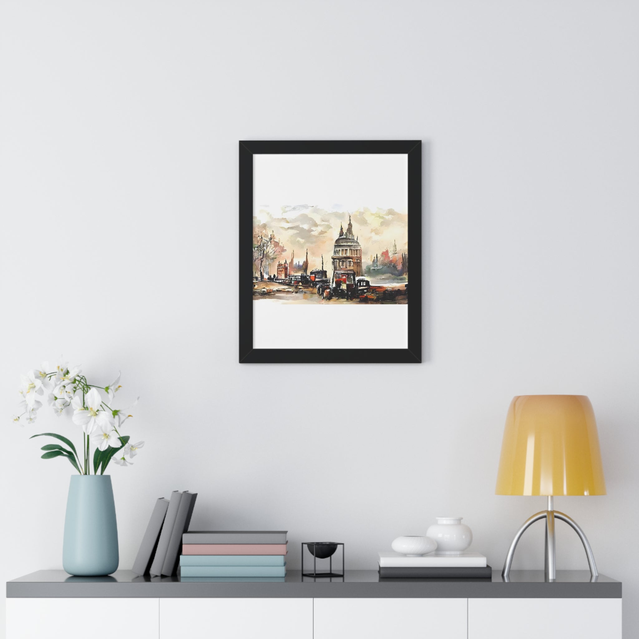 "ARCHITECTURE" Framed Vertical Poster