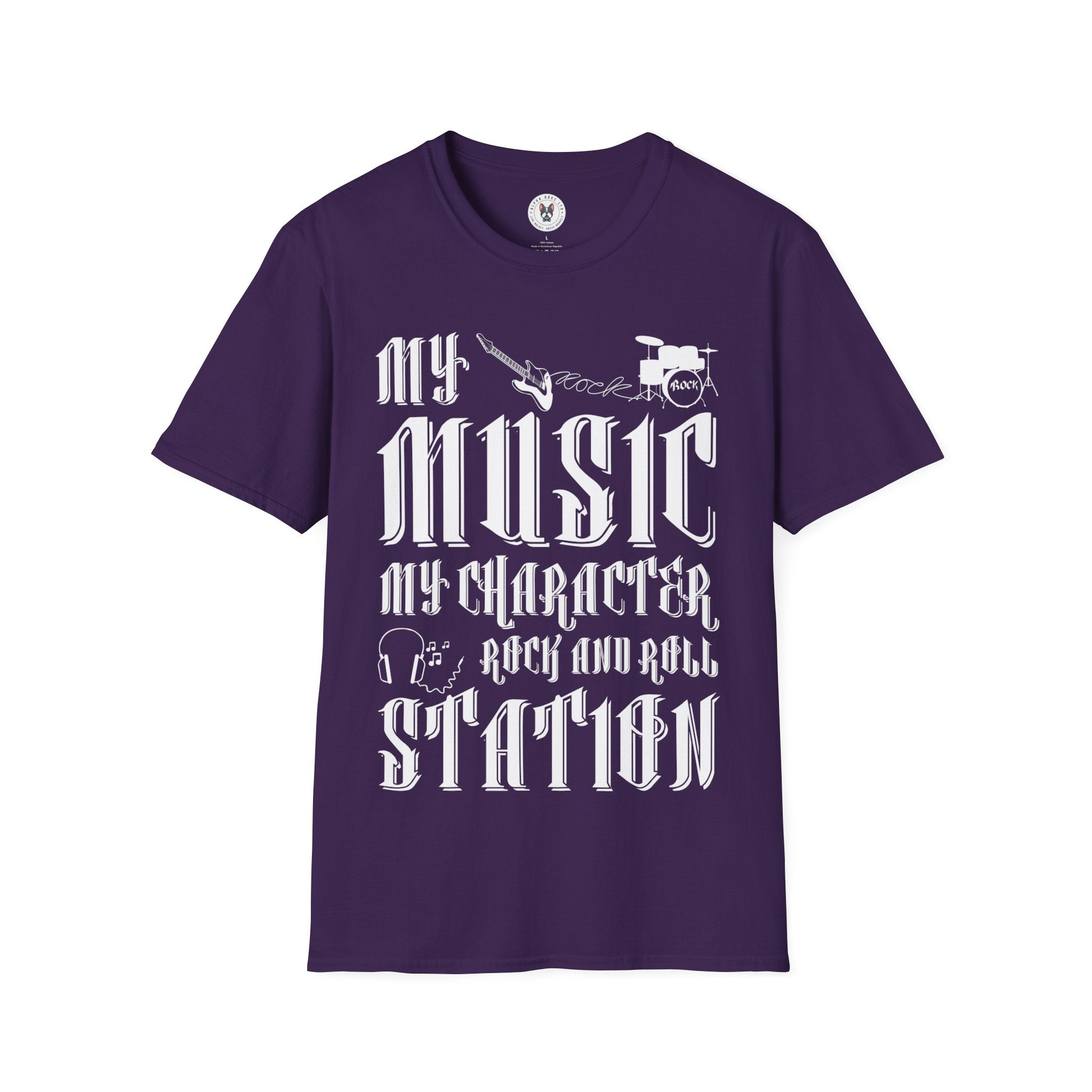 "My Music My Character Rock And Roll Situation" Unisex Soft style T-Shirt