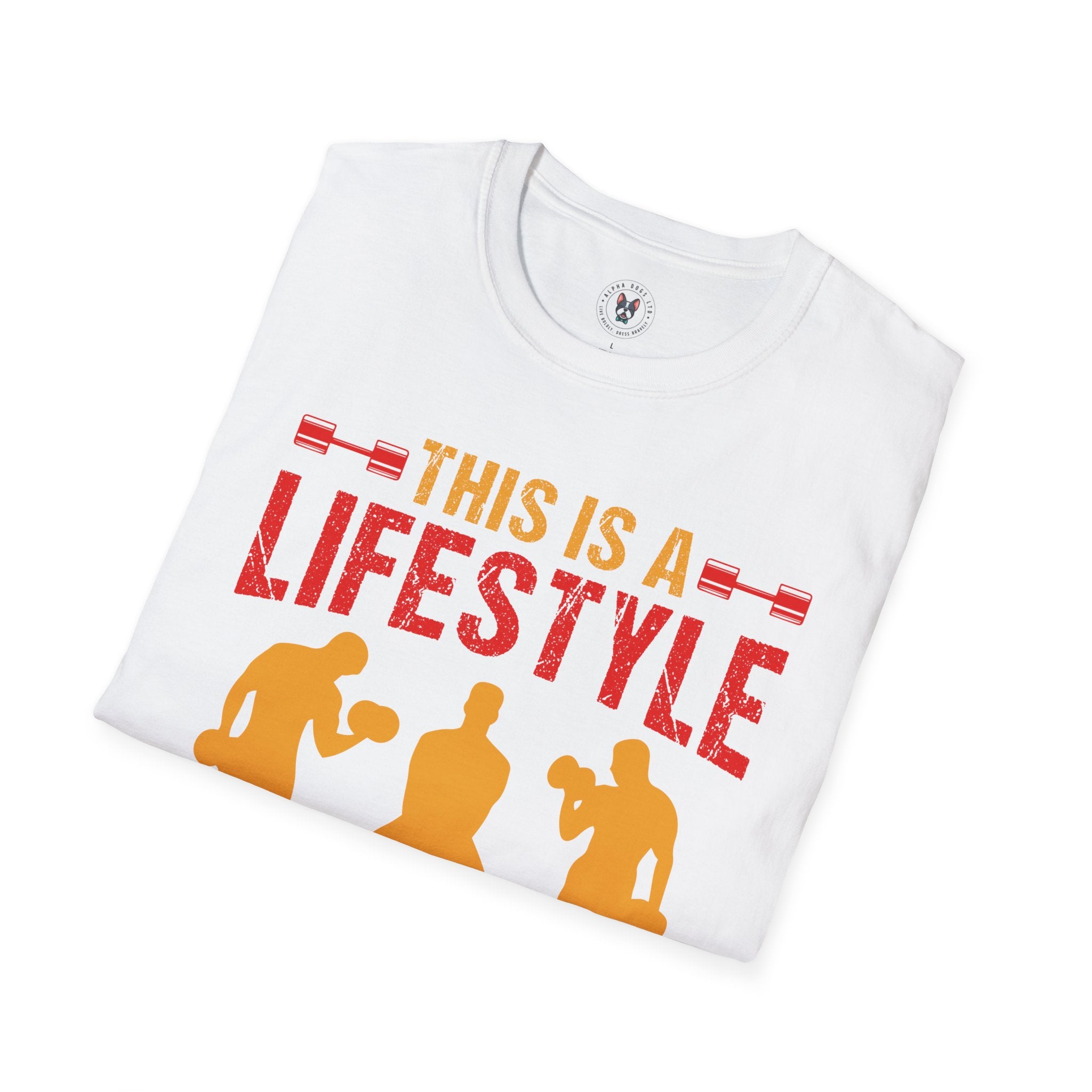 "This Is A Life Style There Is No Finish Line" Unisex Soft style T-Shirt