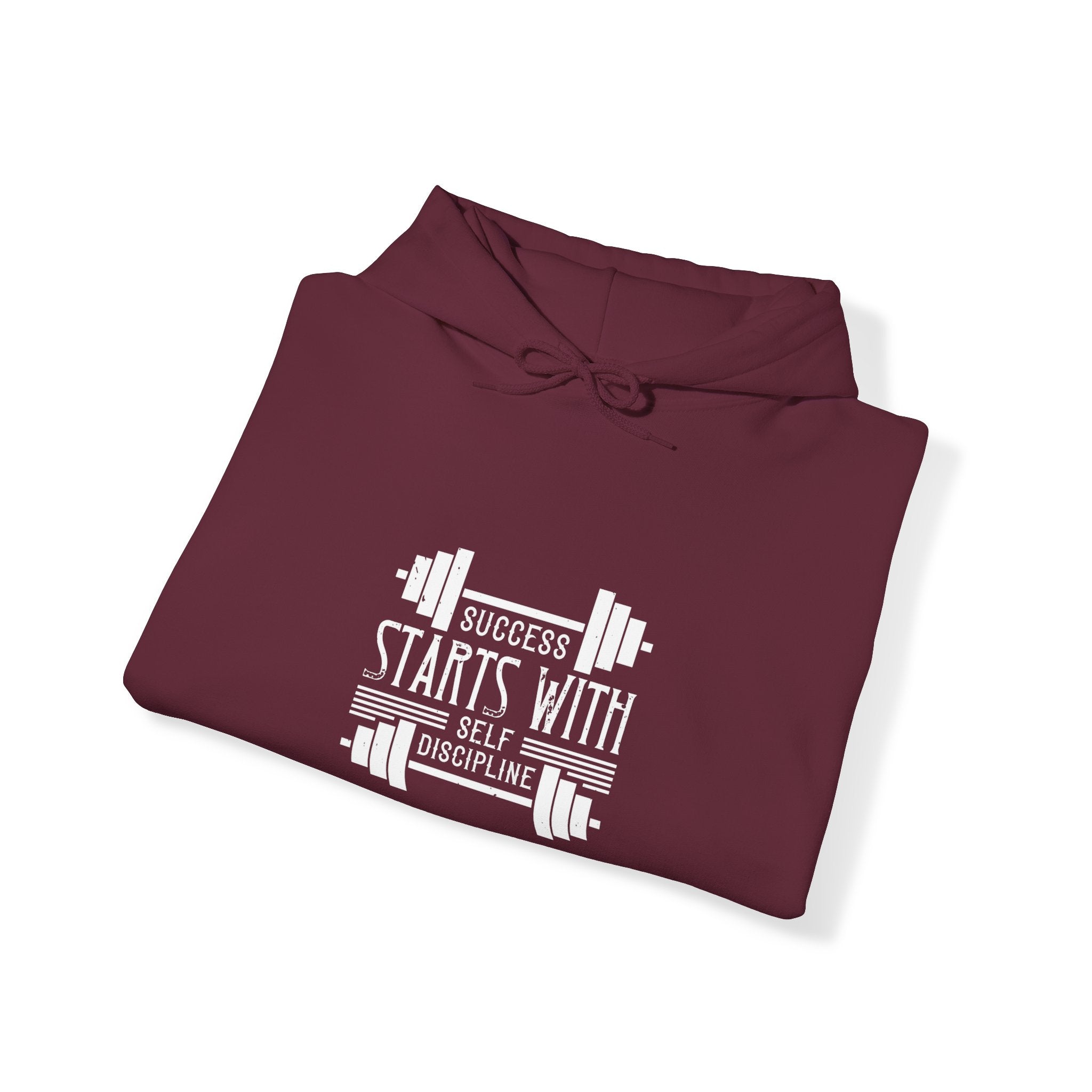 "Success Starts With Self Discipline" Unisex Heavy Blend™ Hooded Sweatshirt