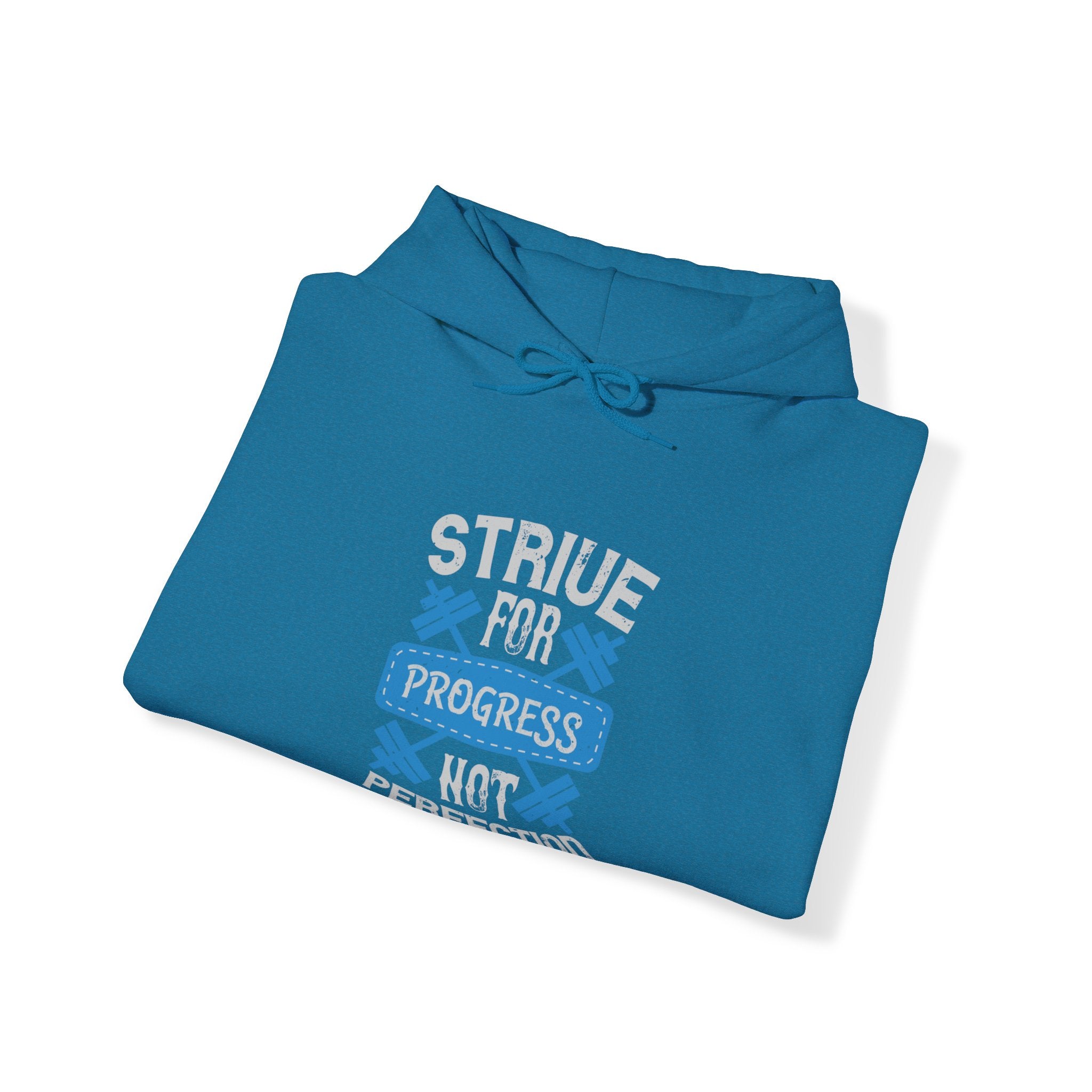 "Strive For Progress Not Perfection" Unisex Heavy Blend™ Hooded Sweatshirt