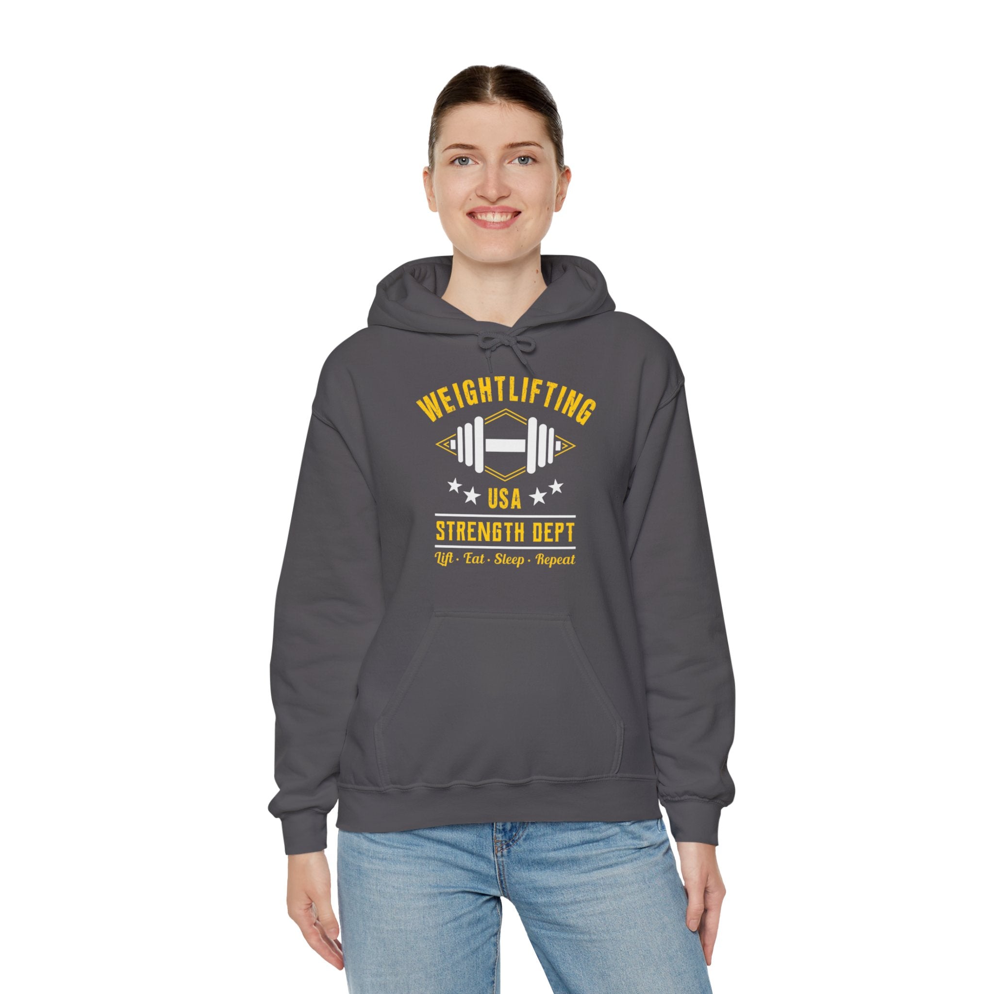 "WeightLifting" Unisex Heavy Blend™ Hooded Sweatshirt