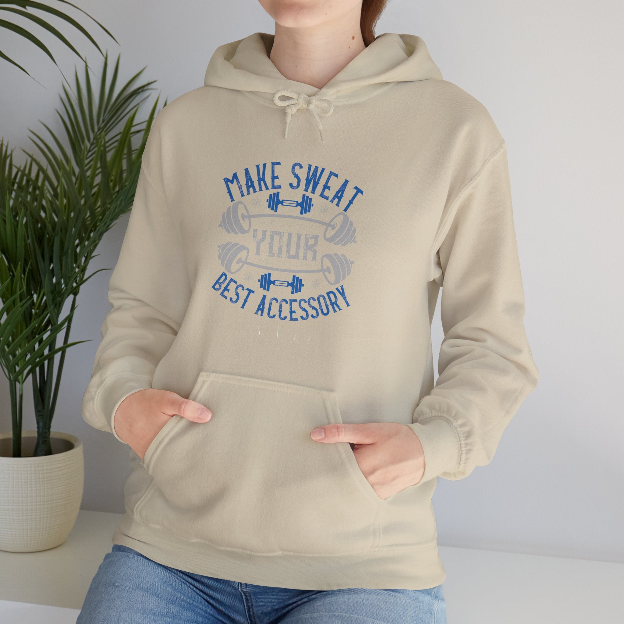 "Make Sweat Your Best Accessory" Unisex Heavy Blend™ Hooded Sweatshirt