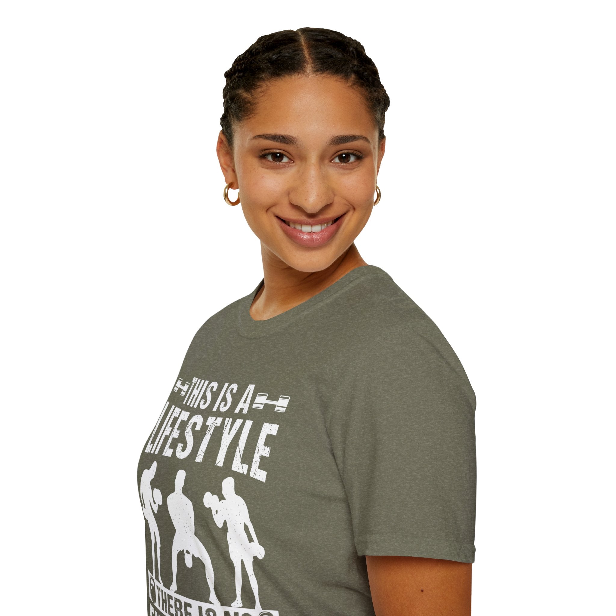 "This Is A Life Style There Is No Finish Line" Unisex Soft style T-Shirt