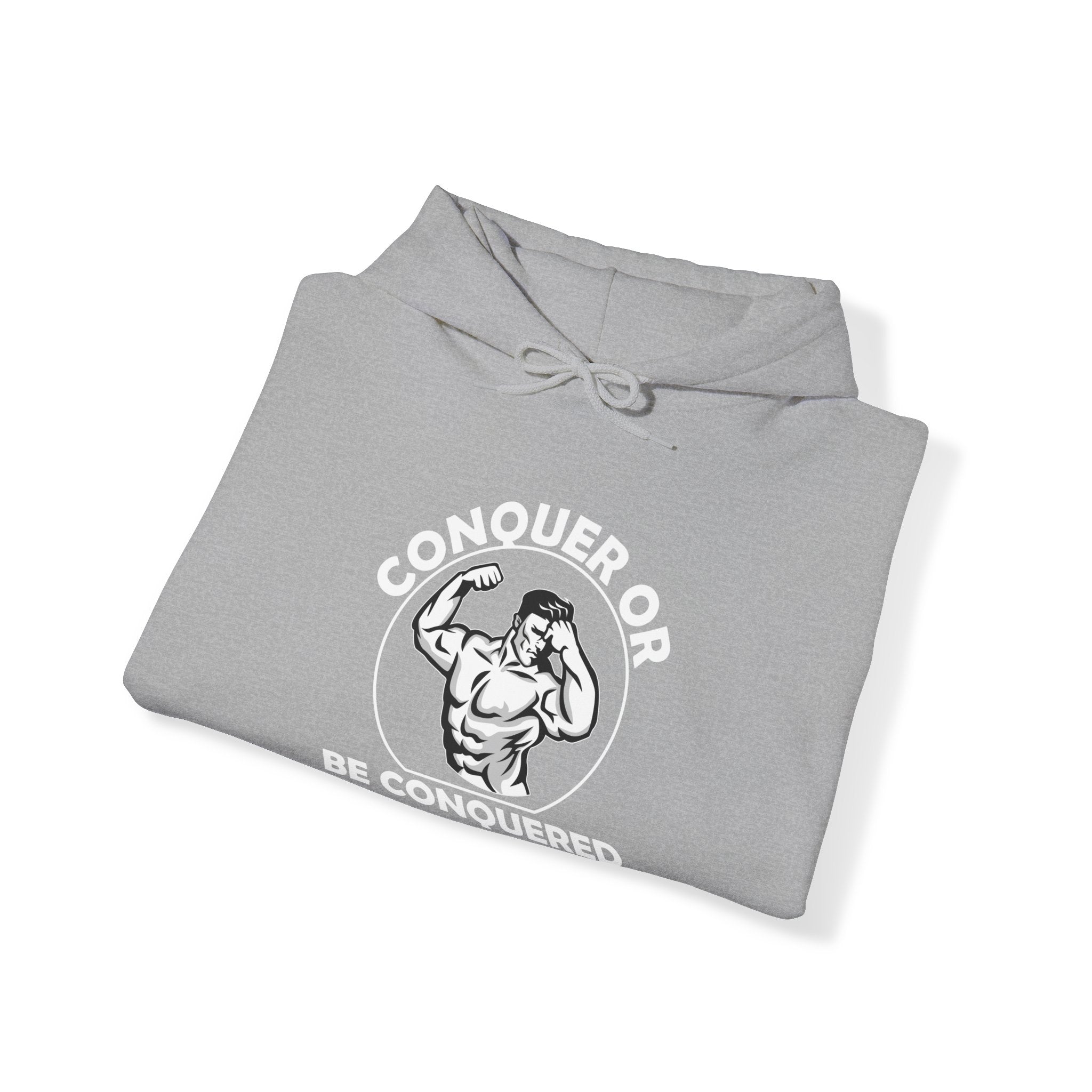 "Conquer Or Conquered" Unisex Heavy Blend™ Hooded Sweatshirt