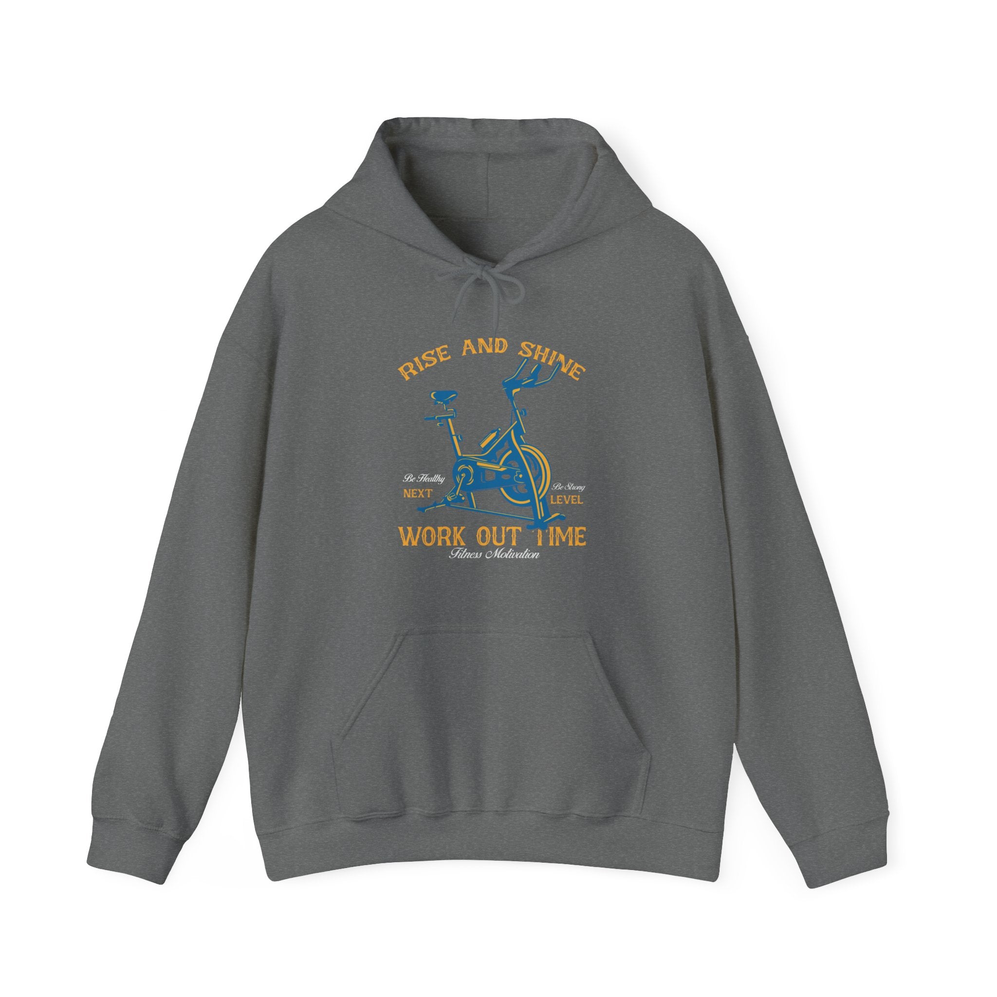 "Rise And Shine Workout Time" Unisex Heavy Blend™ Hooded Sweatshirt