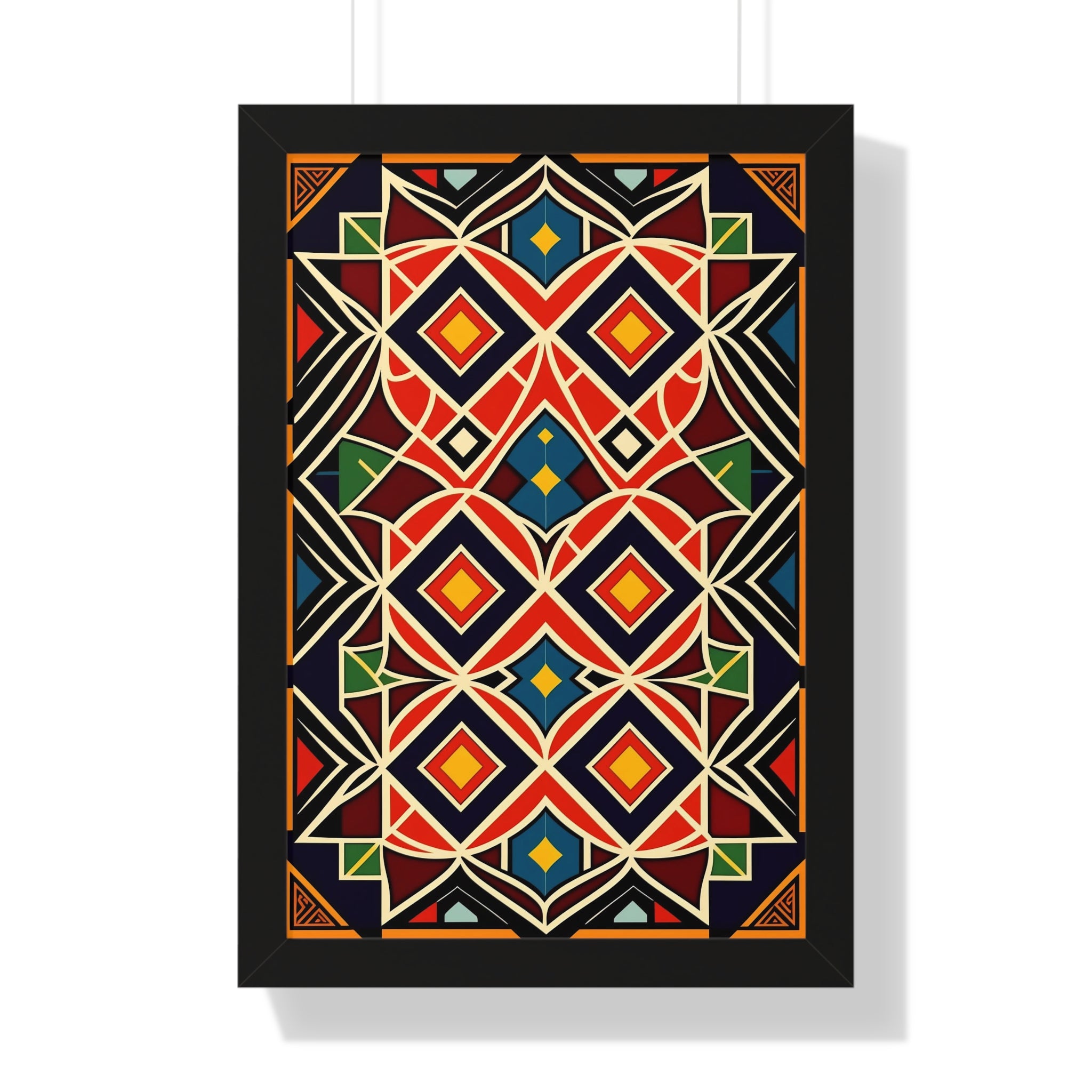 "BOHO" Framed Vertical Poster