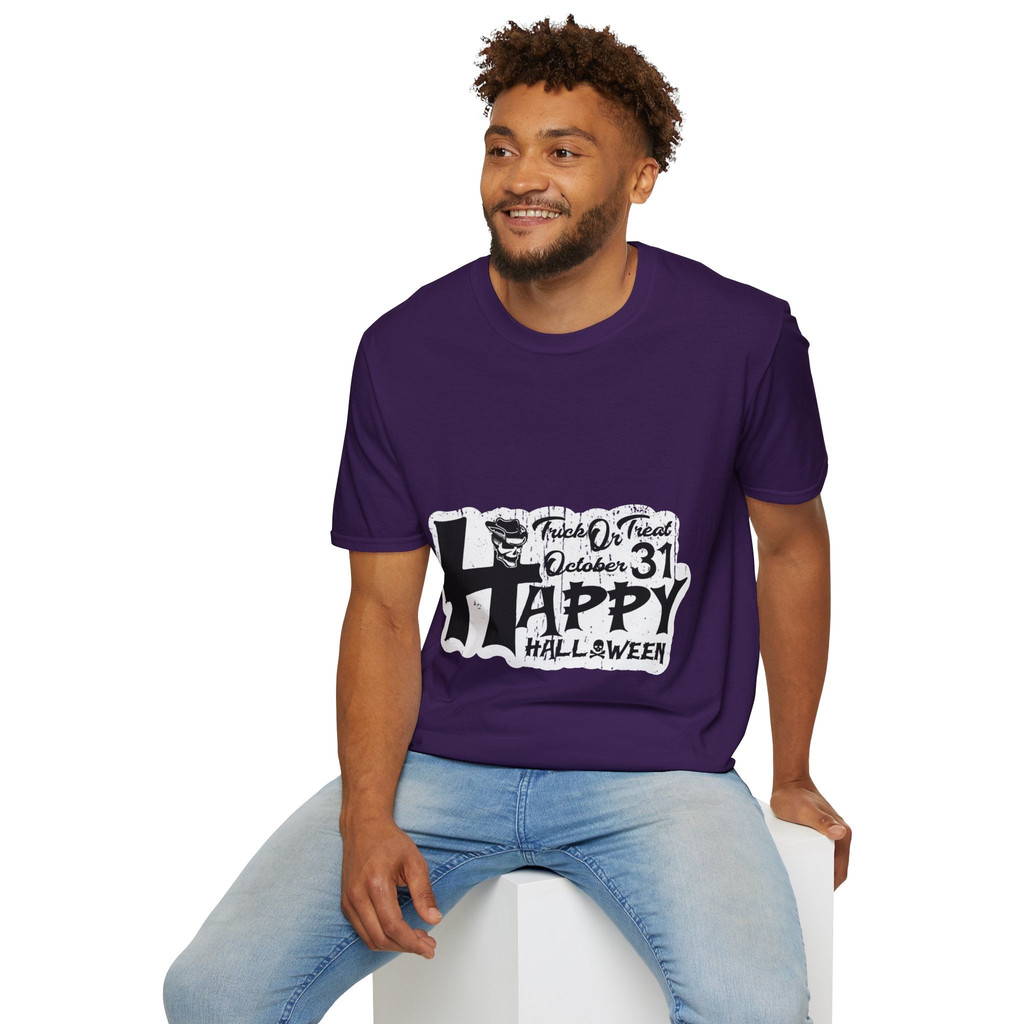 "HAPPY HALLOWEEN" Unisex Soft style T-Shirt