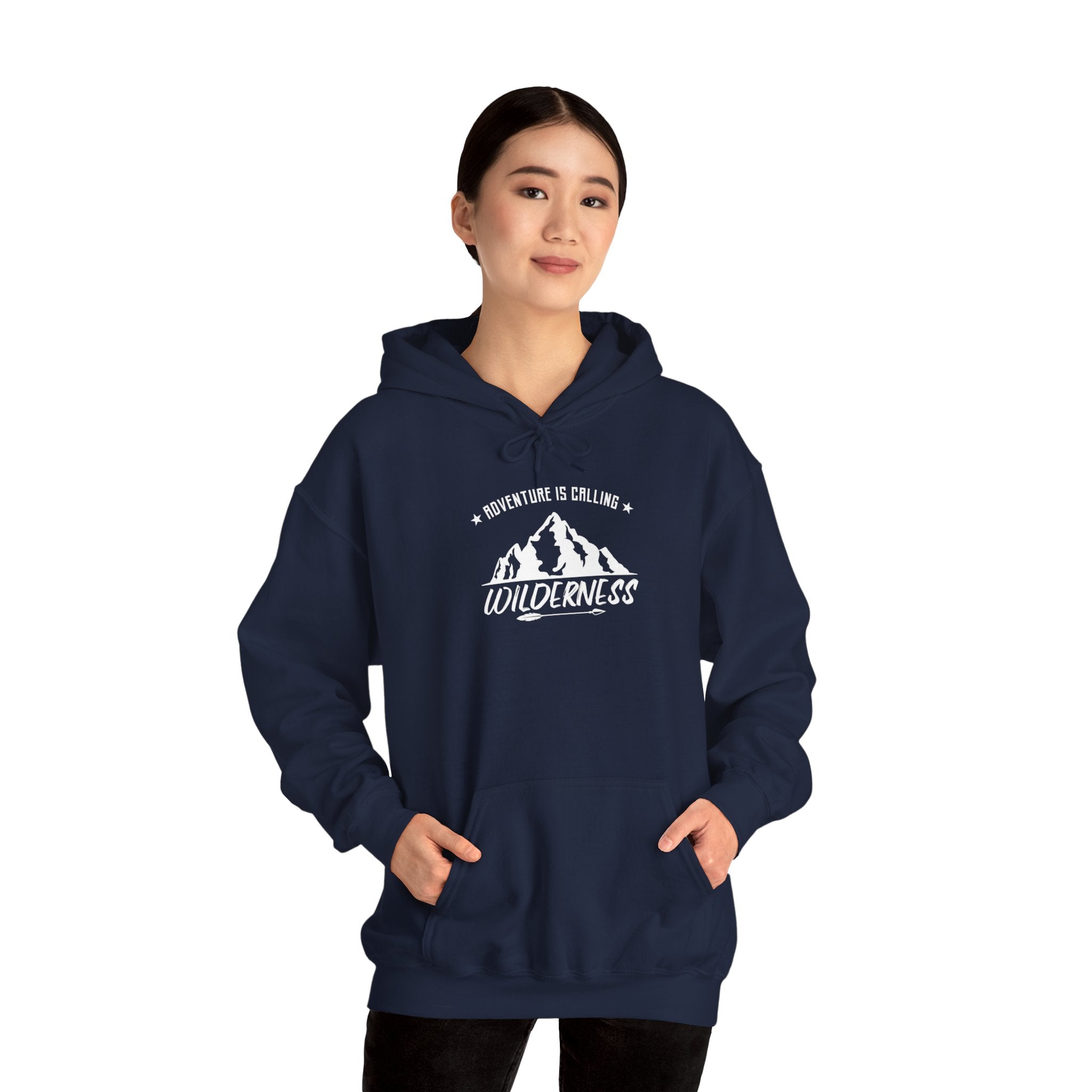 "Adventure Is Calling" Unisex Heavy Blend™ Hooded Sweatshirt