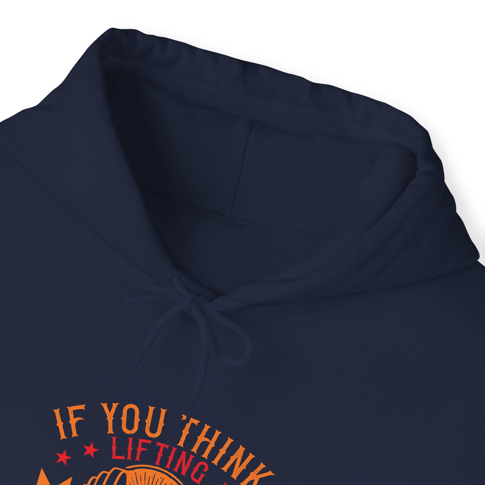 "If You Think Lifting Weight Is Dangerous Try Being Weak"  Unisex Heavy Blend™ Hooded Sweatshirt