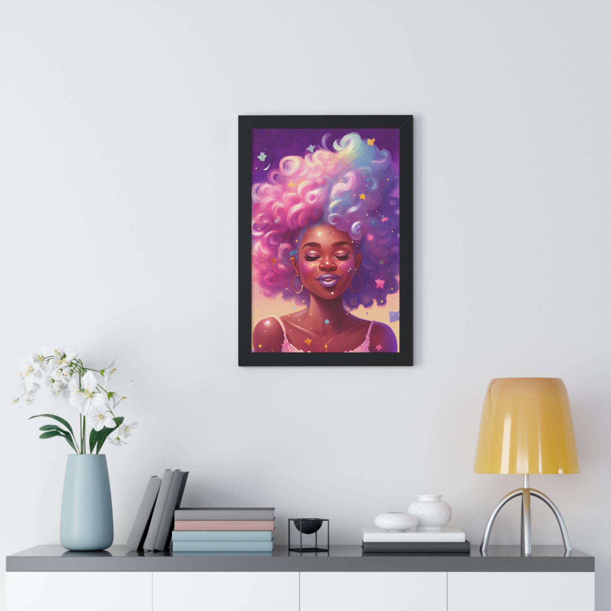 "BLACK GIRL MAGIC" Framed Vertical Poster