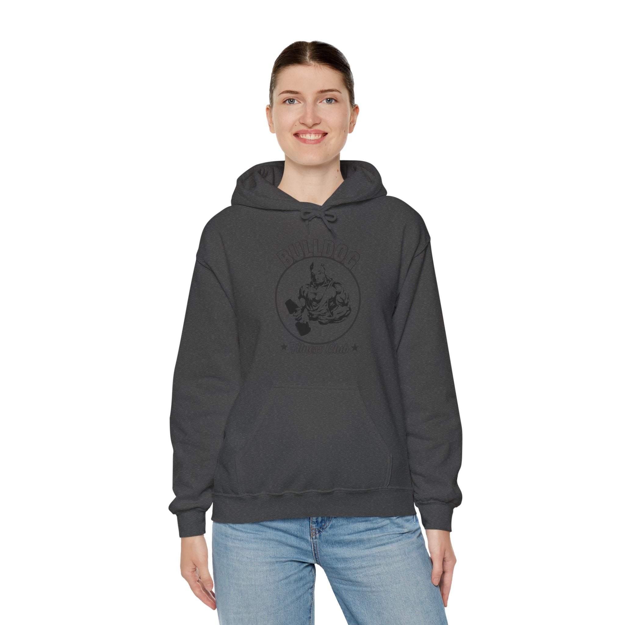 "BullDog Fitness Club"  Unisex Heavy Blend™ Hooded Sweatshirt