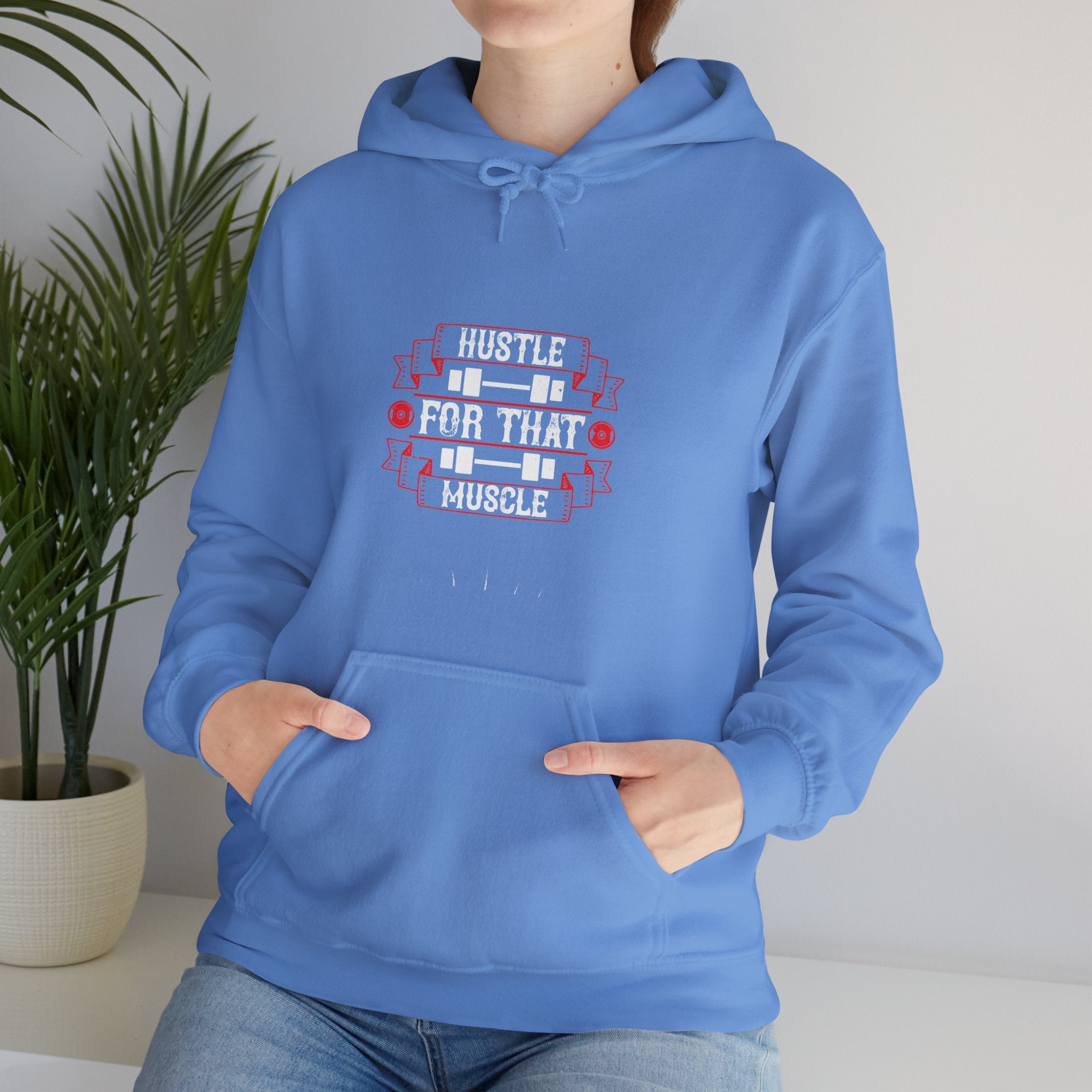 "Hustle For That Muscle" Unisex Heavy Blend™ Hooded Sweatshirt