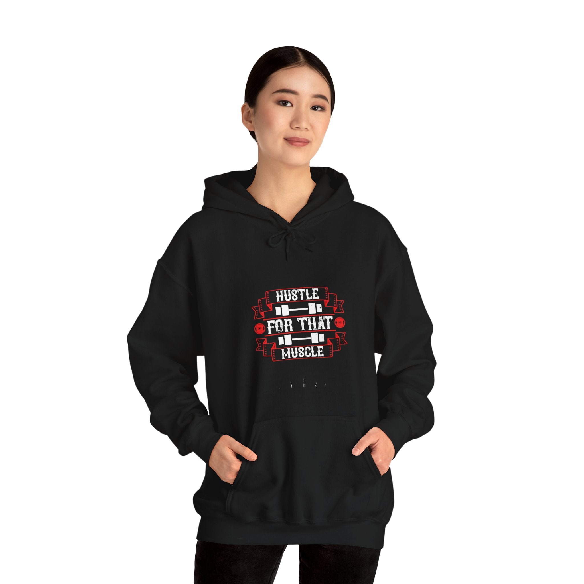 "Hustle For That Muscle" Unisex Heavy Blend™ Hooded Sweatshirt