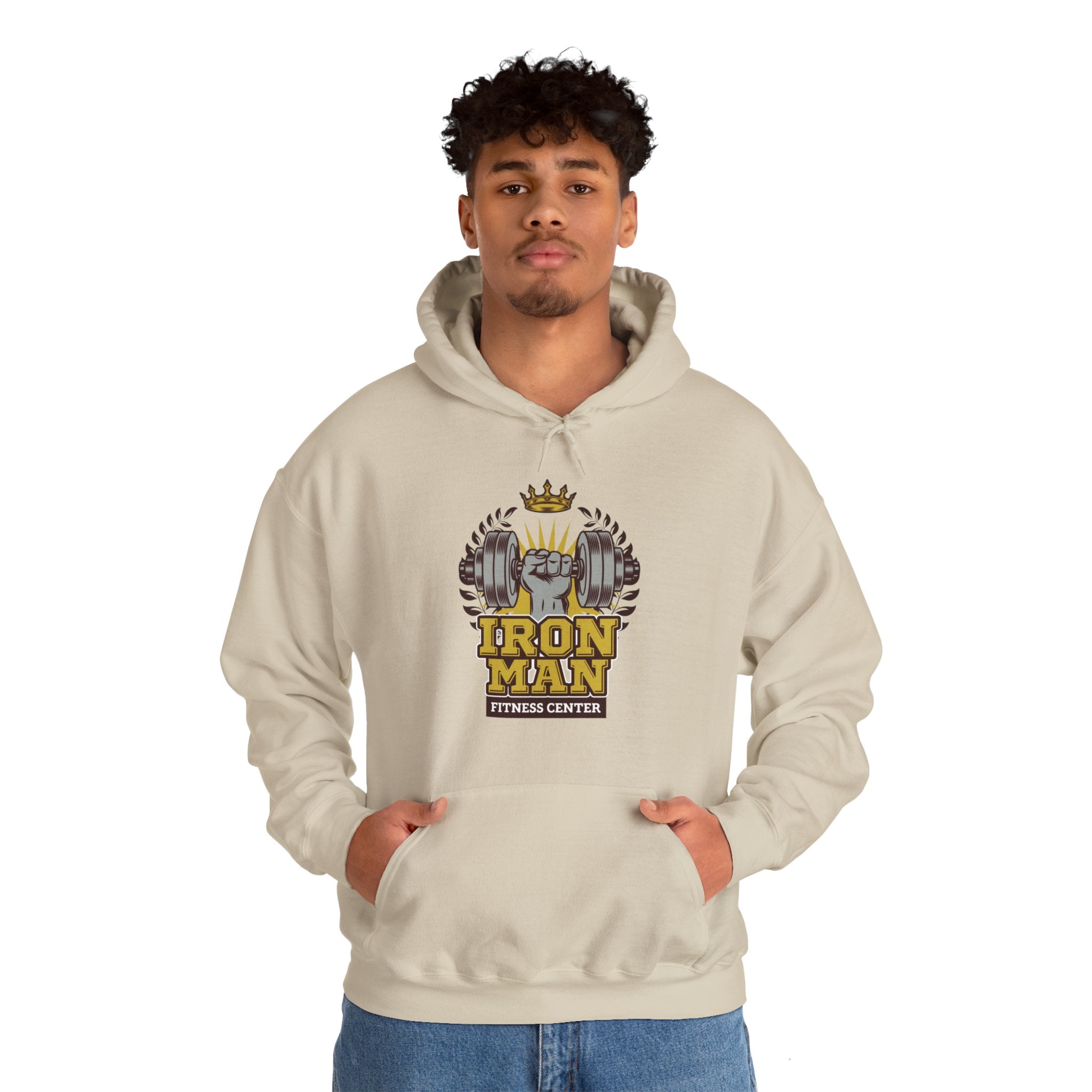 "IronMan Fitness Centre" Unisex Heavy Blend™ Hooded Sweatshirt