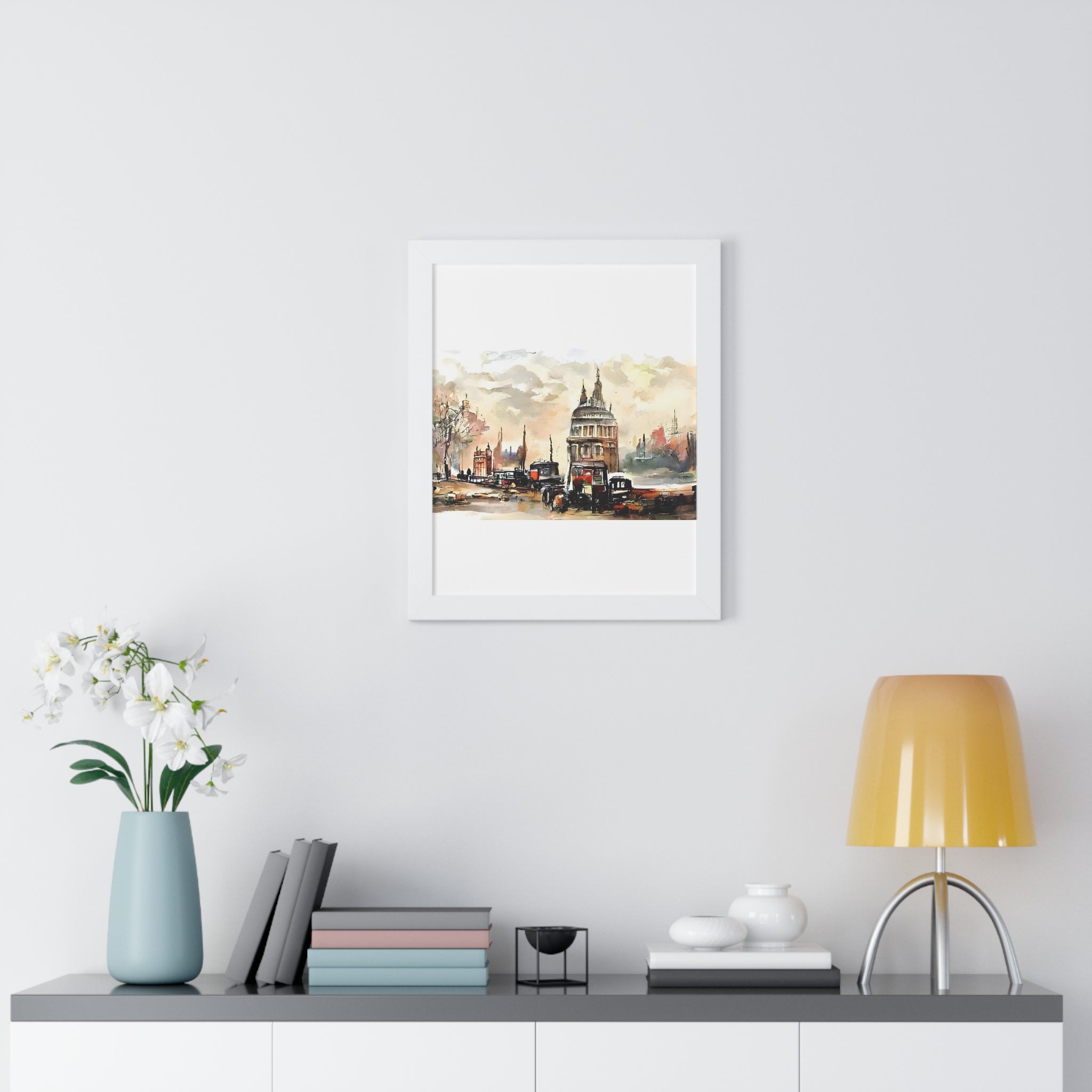 "ARCHITECTURE" Framed Vertical Poster