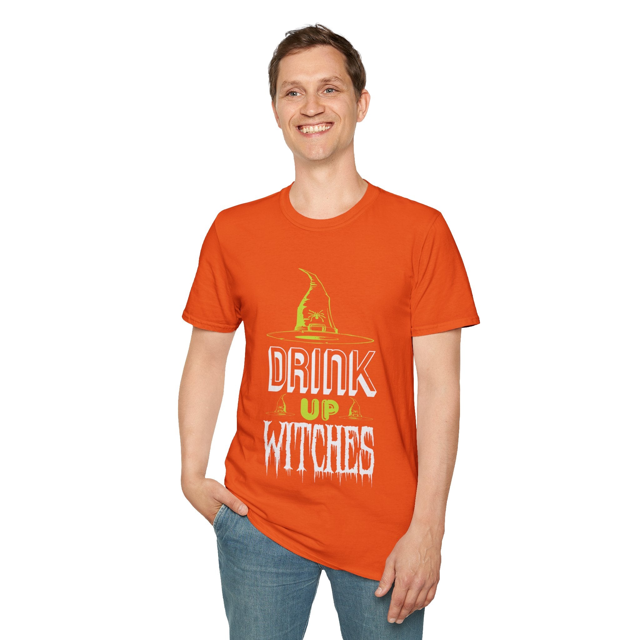 "DRINK UP WITCHES" Unisex Soft style T-Shirt