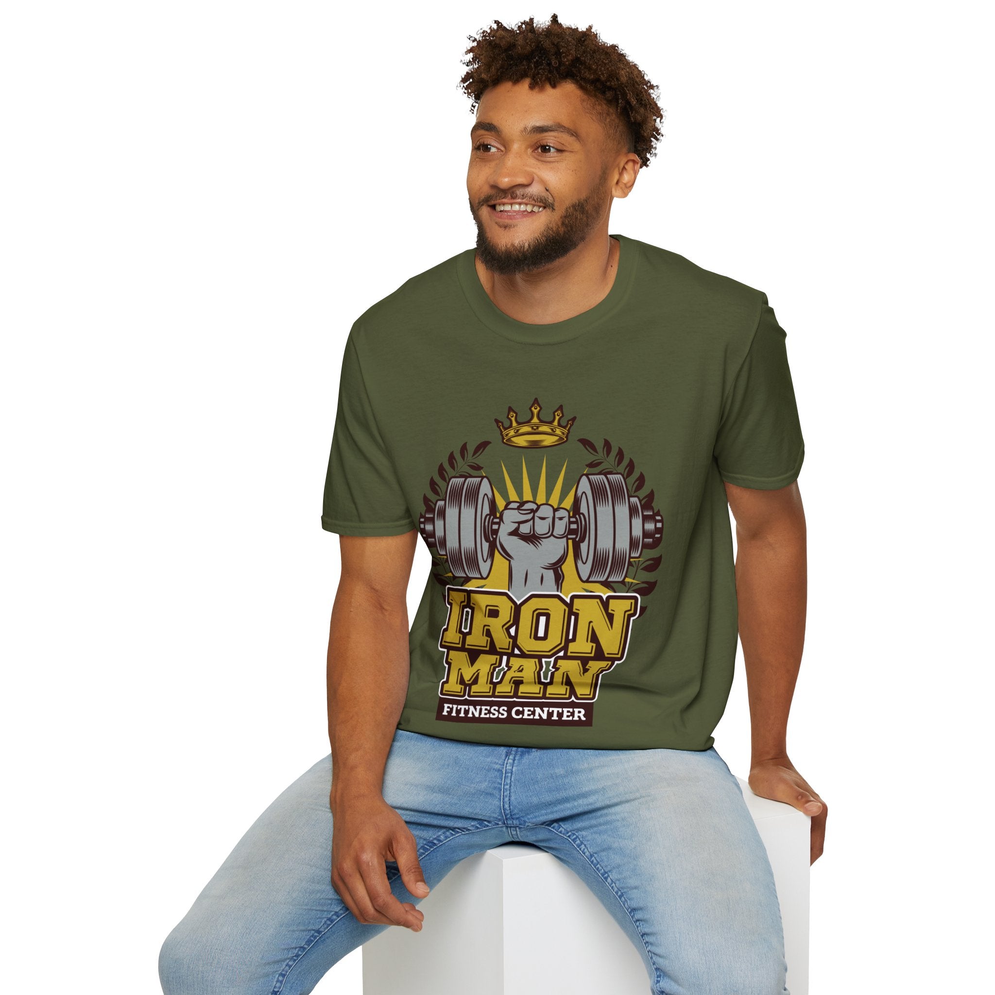 "IronMan Fitness Centre" Unisex Soft style T-Shirt