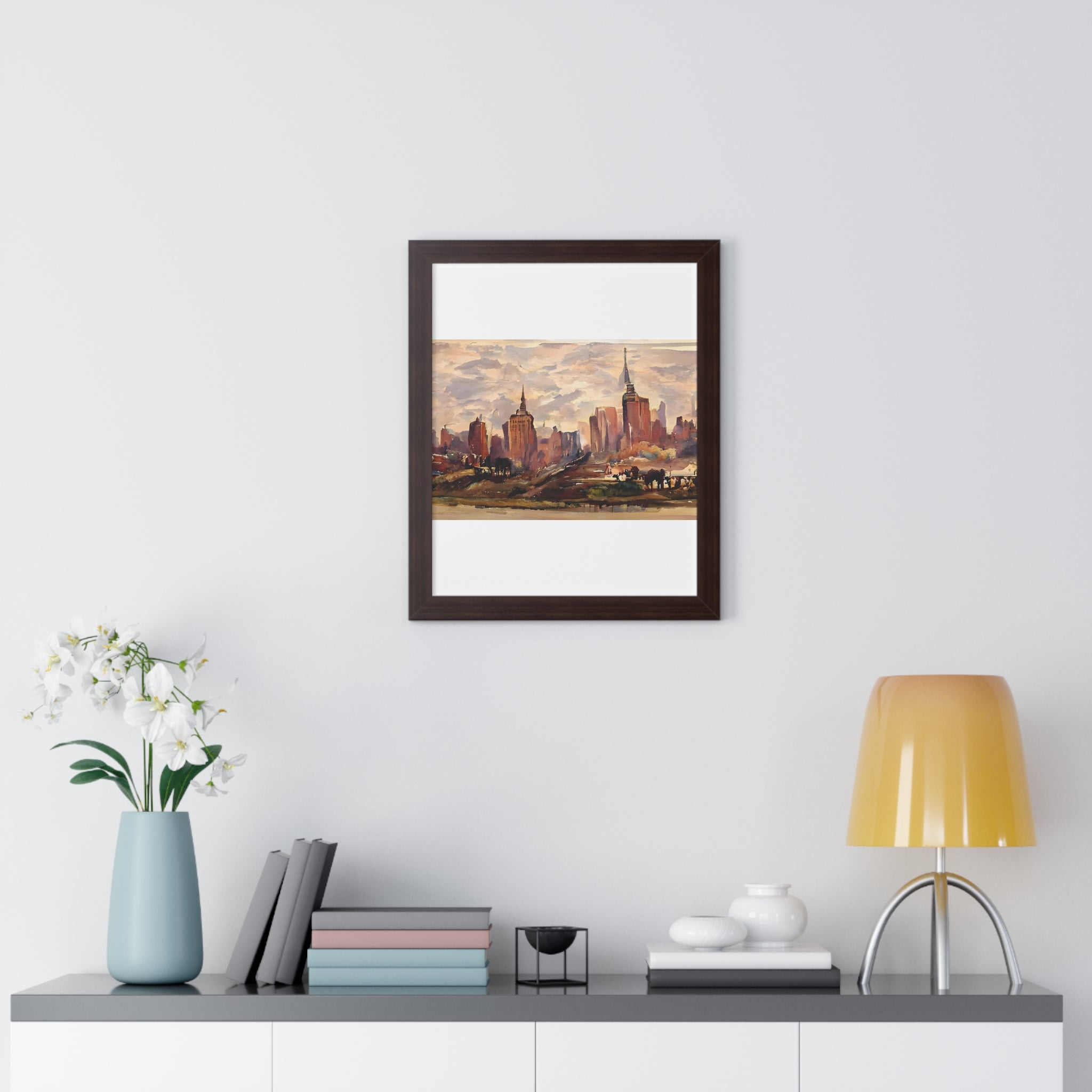 "ARCHITECTURE" Framed Vertical Poster