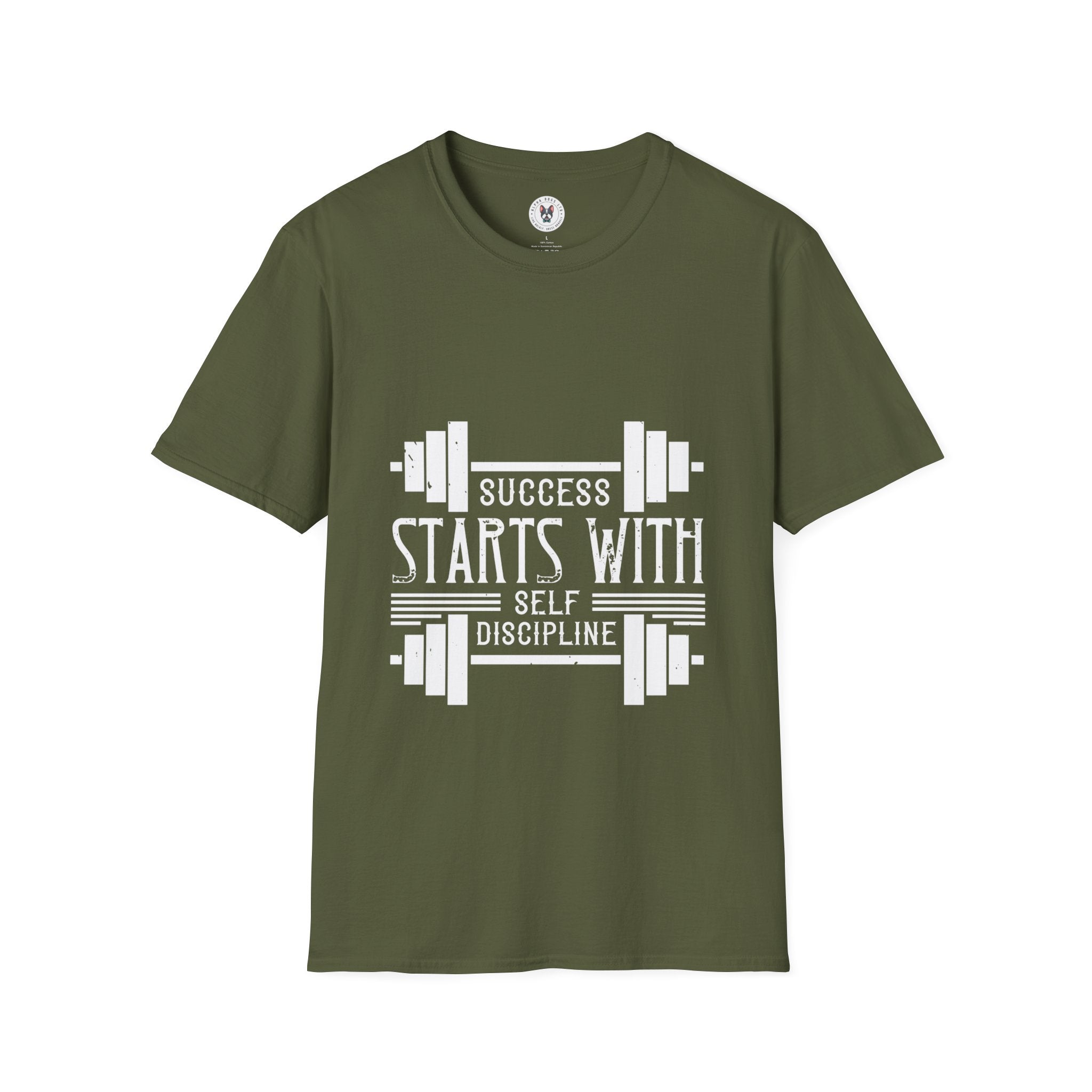 "Success Starts With Self Discipline"  Unisex Soft style T-Shirt