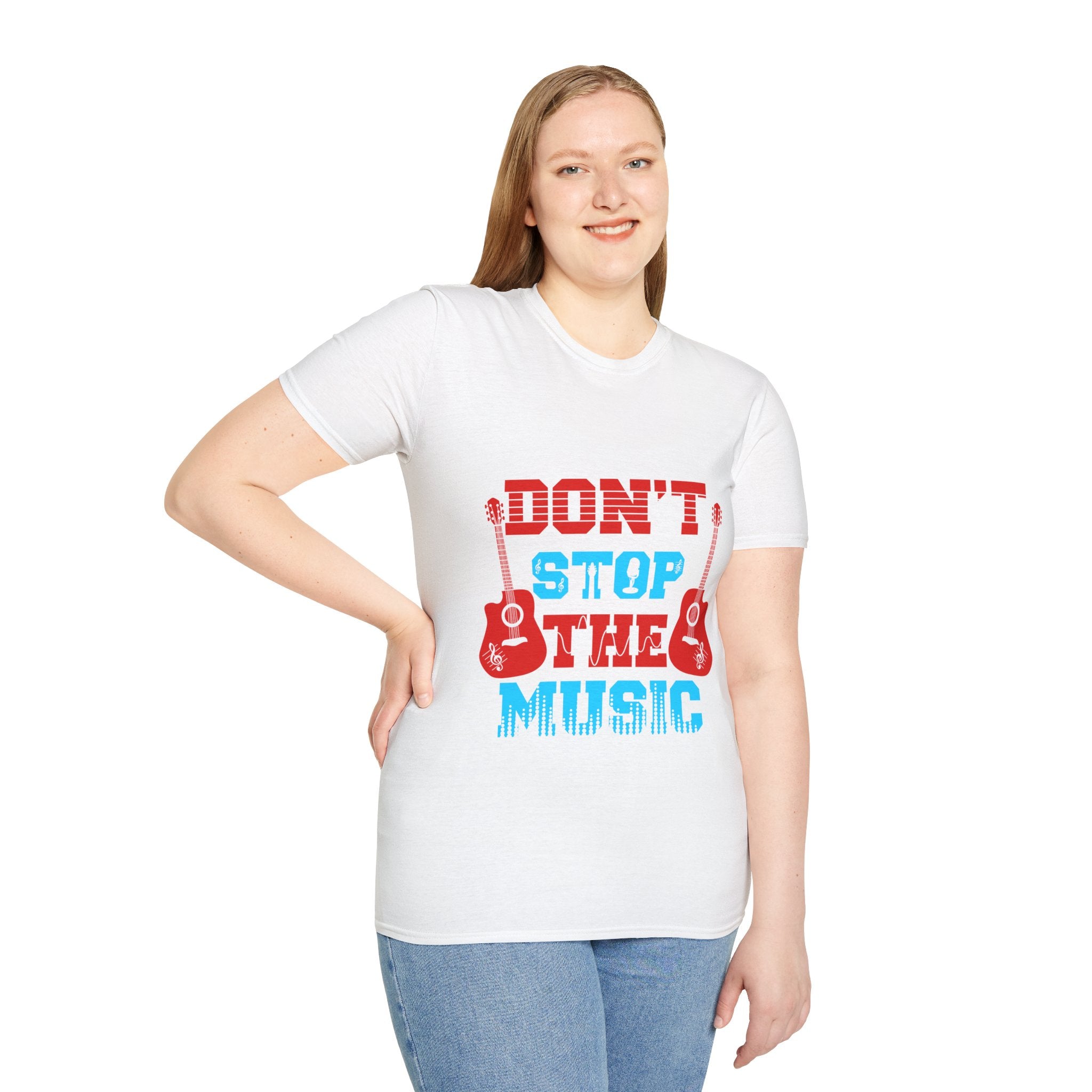 "Don't Stop The Music" Unisex Soft style T-Shirt