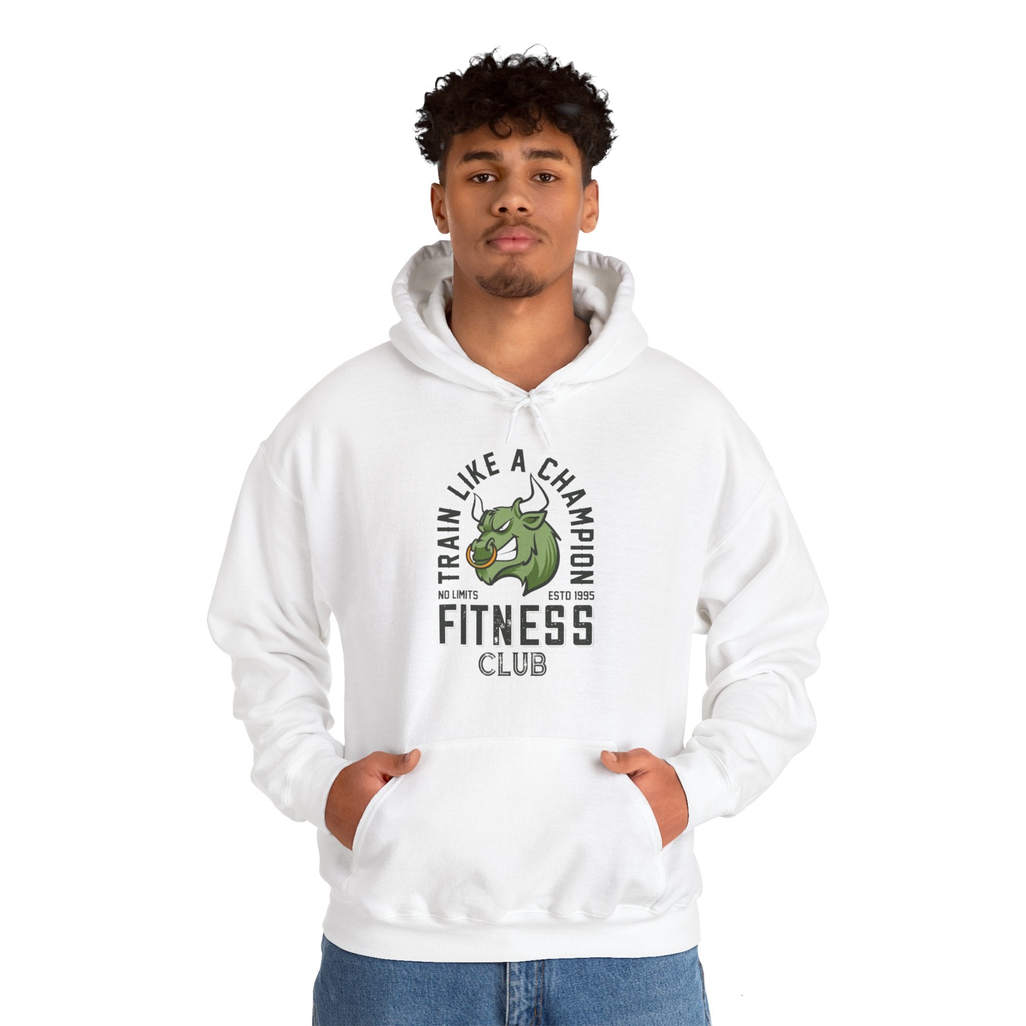 "Train Like A Champion" Unisex Heavy Blend™ Hooded Sweatshirt