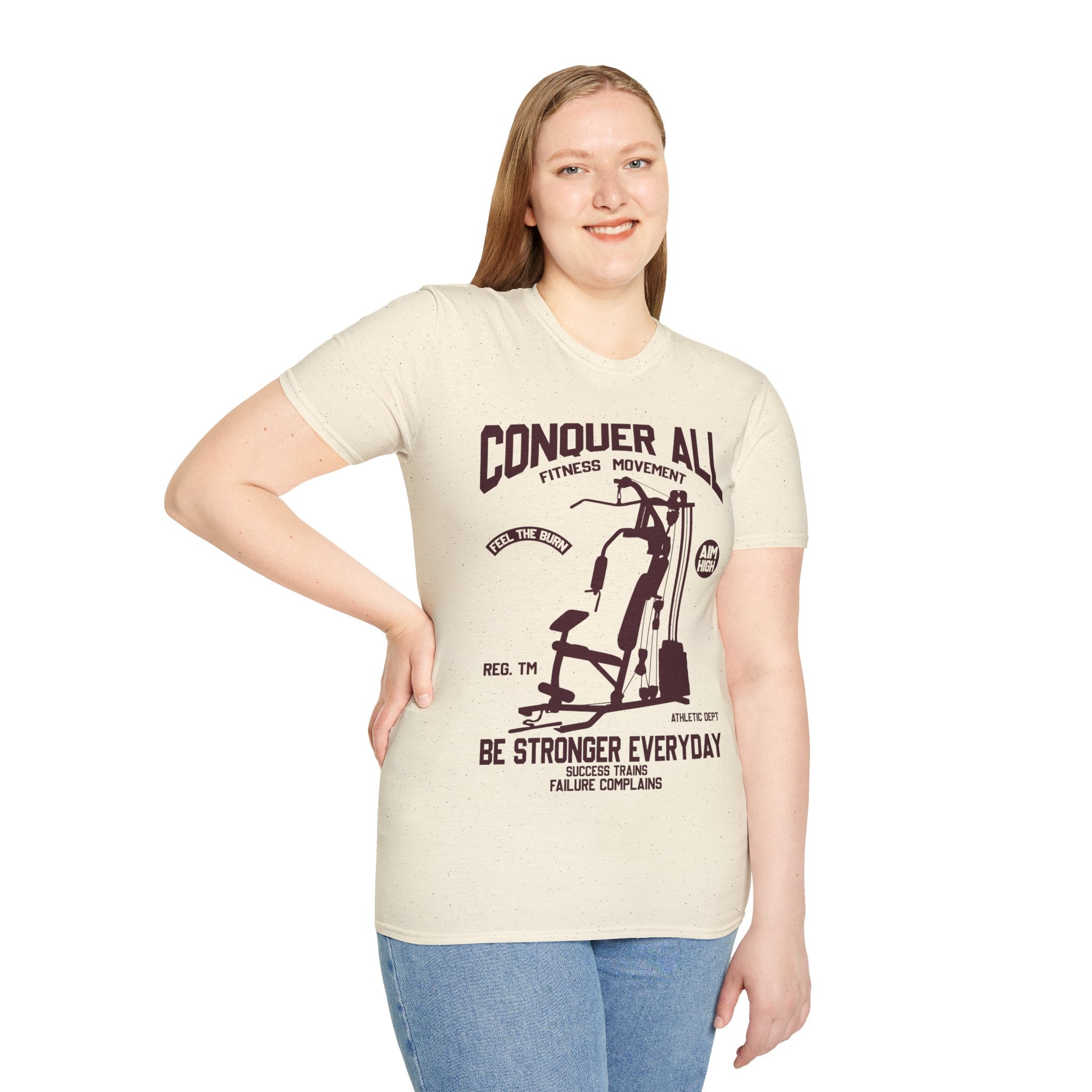 "Conquer All Be Stronger Everyday" Unisex Soft style T-Shirt