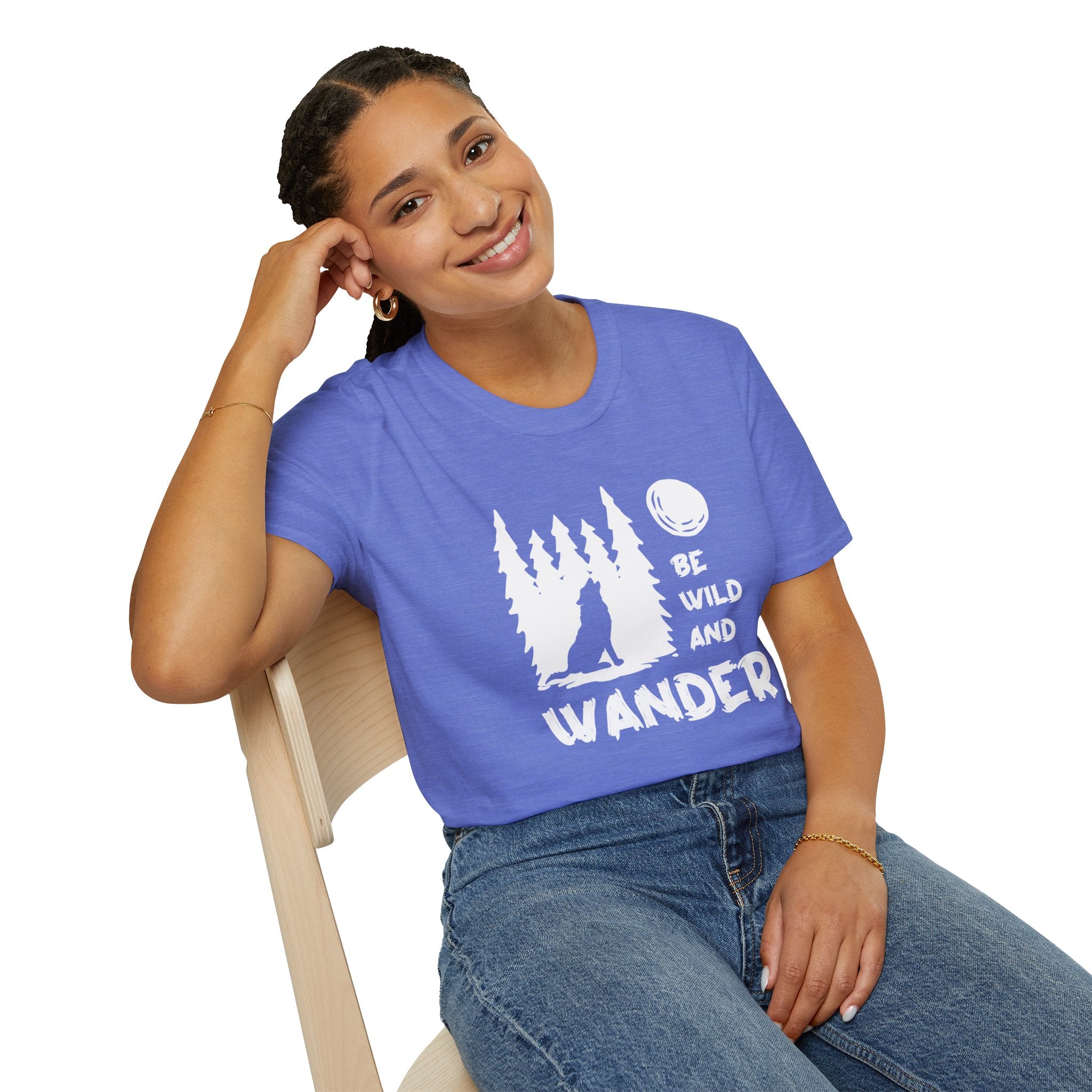 "Be WildAnd Wander" Unisex Softstyle T-Shirt