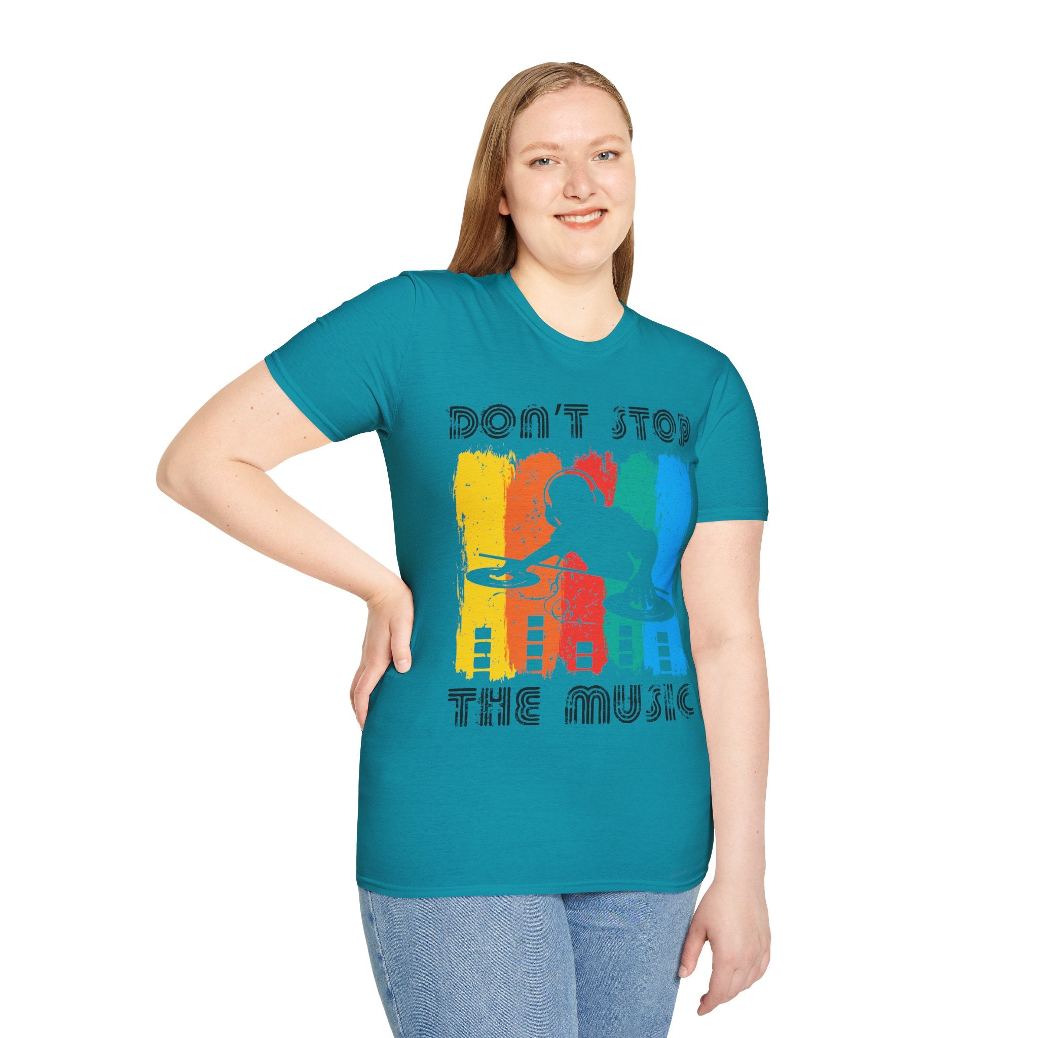 "Don't Stop the Music" Unisex Soft style T-Shirt