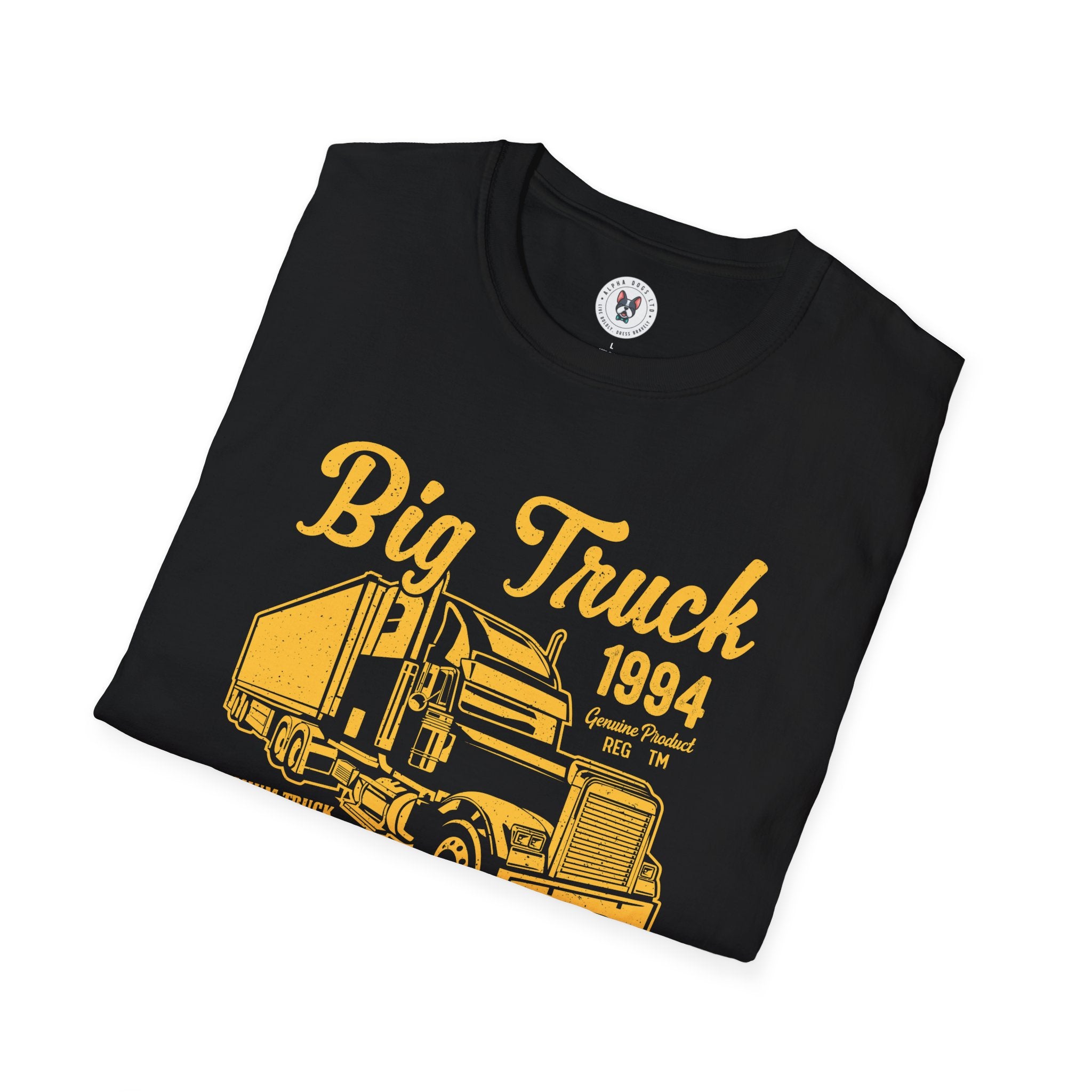 "BIG TRUCK IRON AND WHEELS" Unisex Soft style T-Shirt